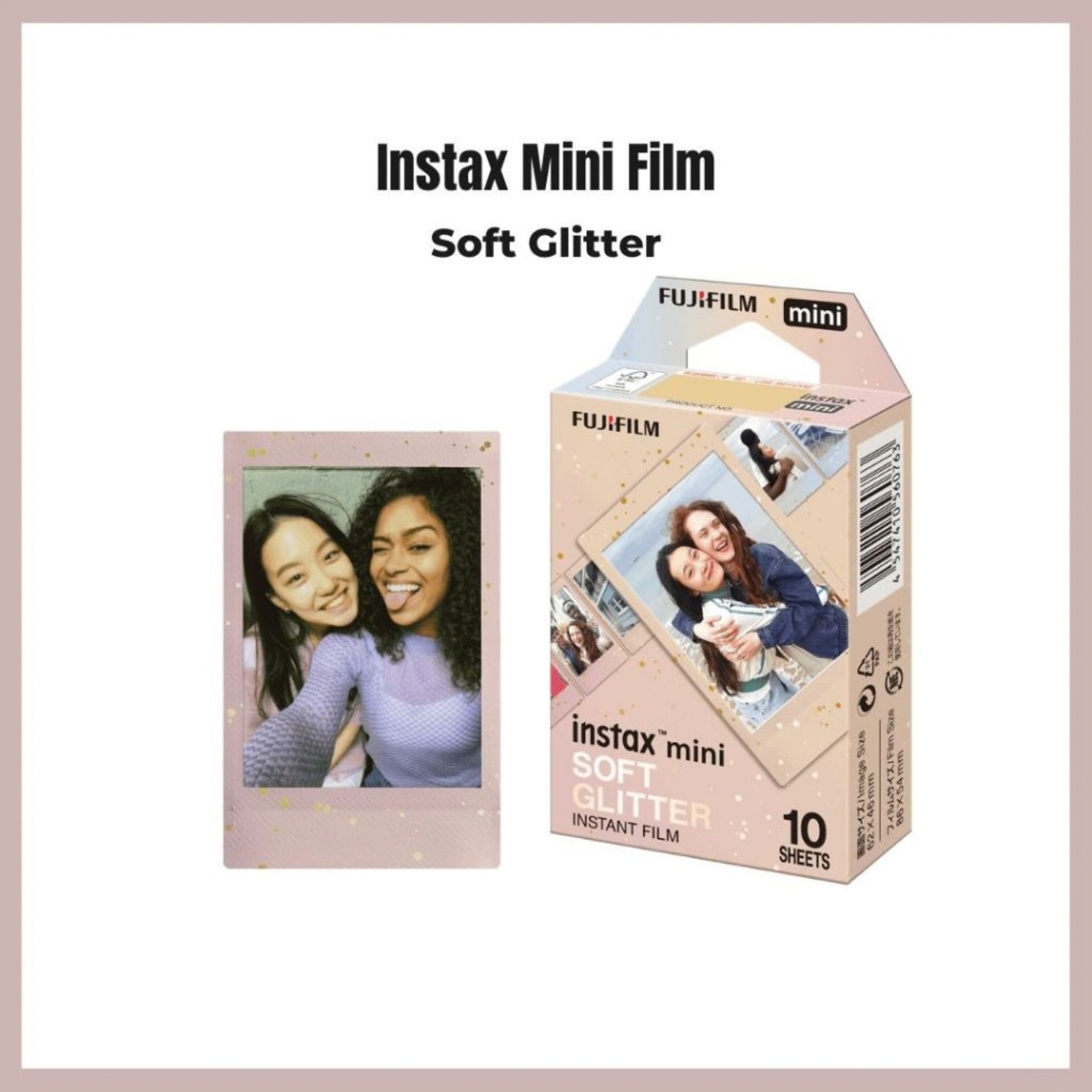 Fujifilm Instax Mini  Film Plain (10's / 20's) / Pattern Film (10's) Color Film