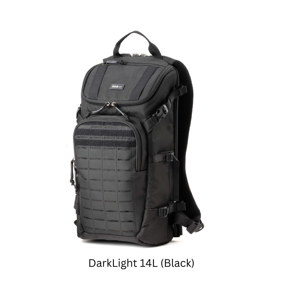 Think Tank Photo DarkLight 14L BackPack Holds standard-sized camera body and 1–3 standard zoom Lens,8" Tablet