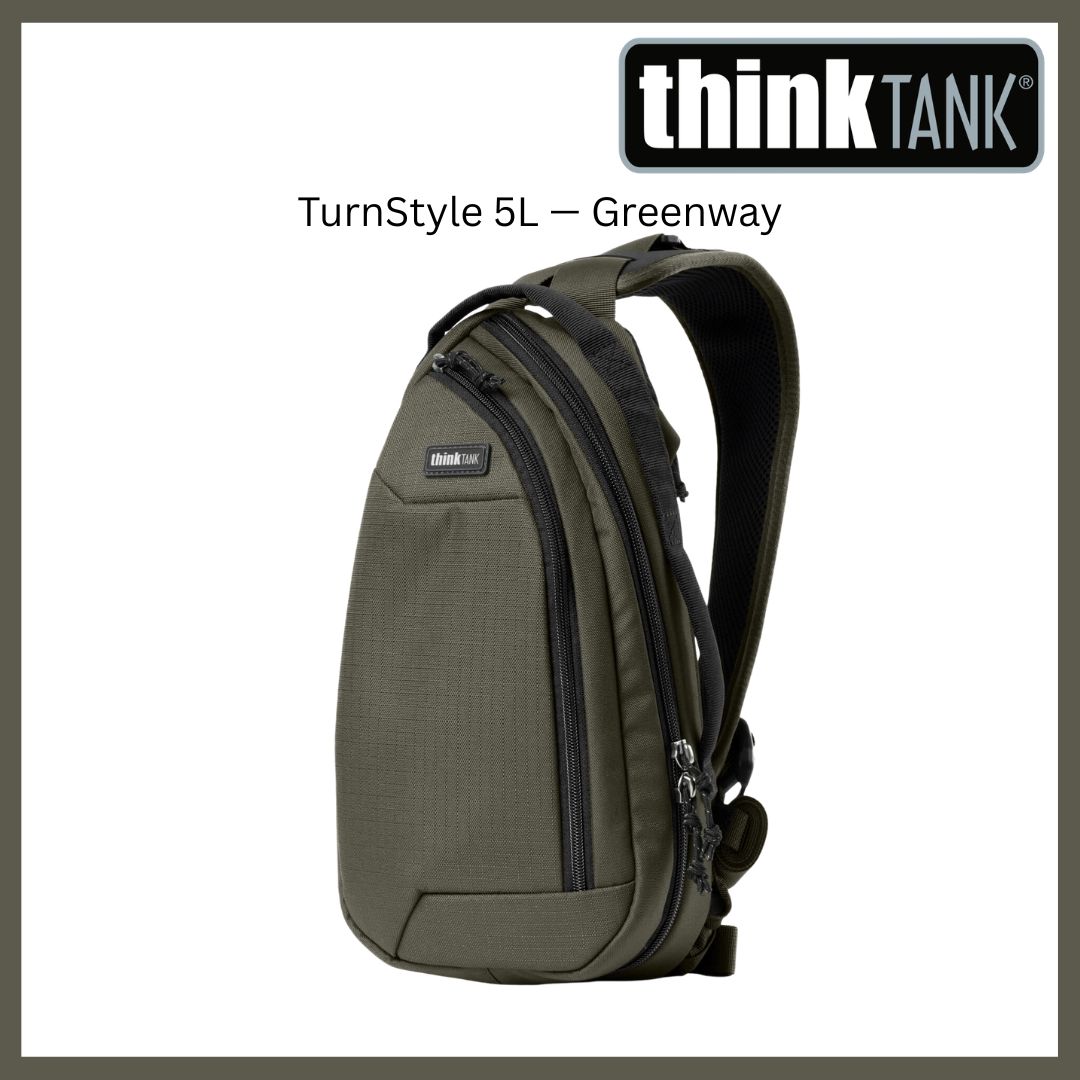 Think Tank Photo Turnstyle 5L Sling Bag Fits 1 body (ungripped) and 2 to 3 lenses