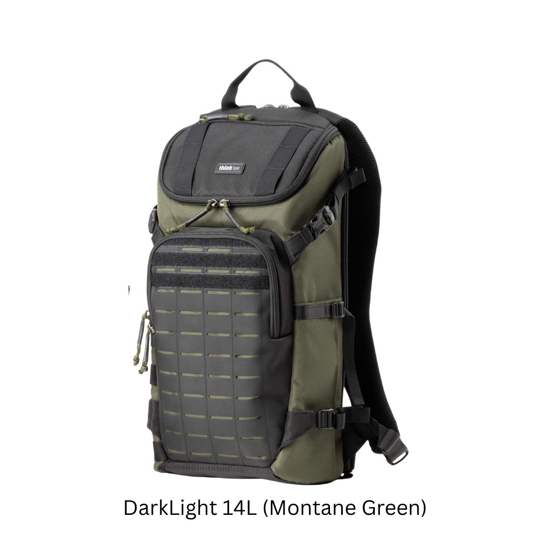 Think Tank Photo DarkLight 14L BackPack Holds standard-sized camera body and 1–3 standard zoom Lens,8" Tablet
