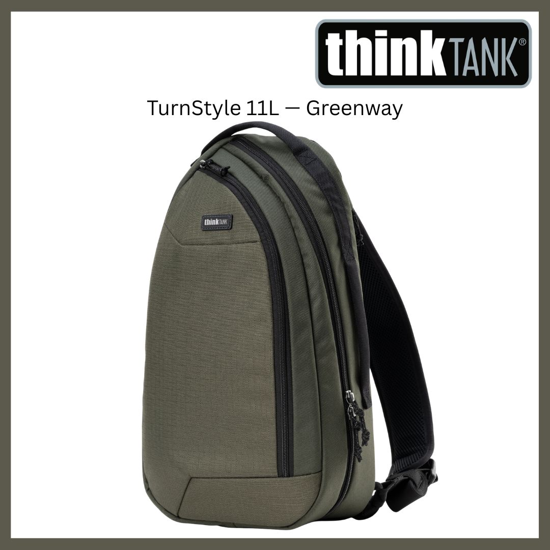 Think Tank Photo Turnstyle 11L Fits 1 body (ungripped) and 2 to 3 lenses; 1 to 2 zooms