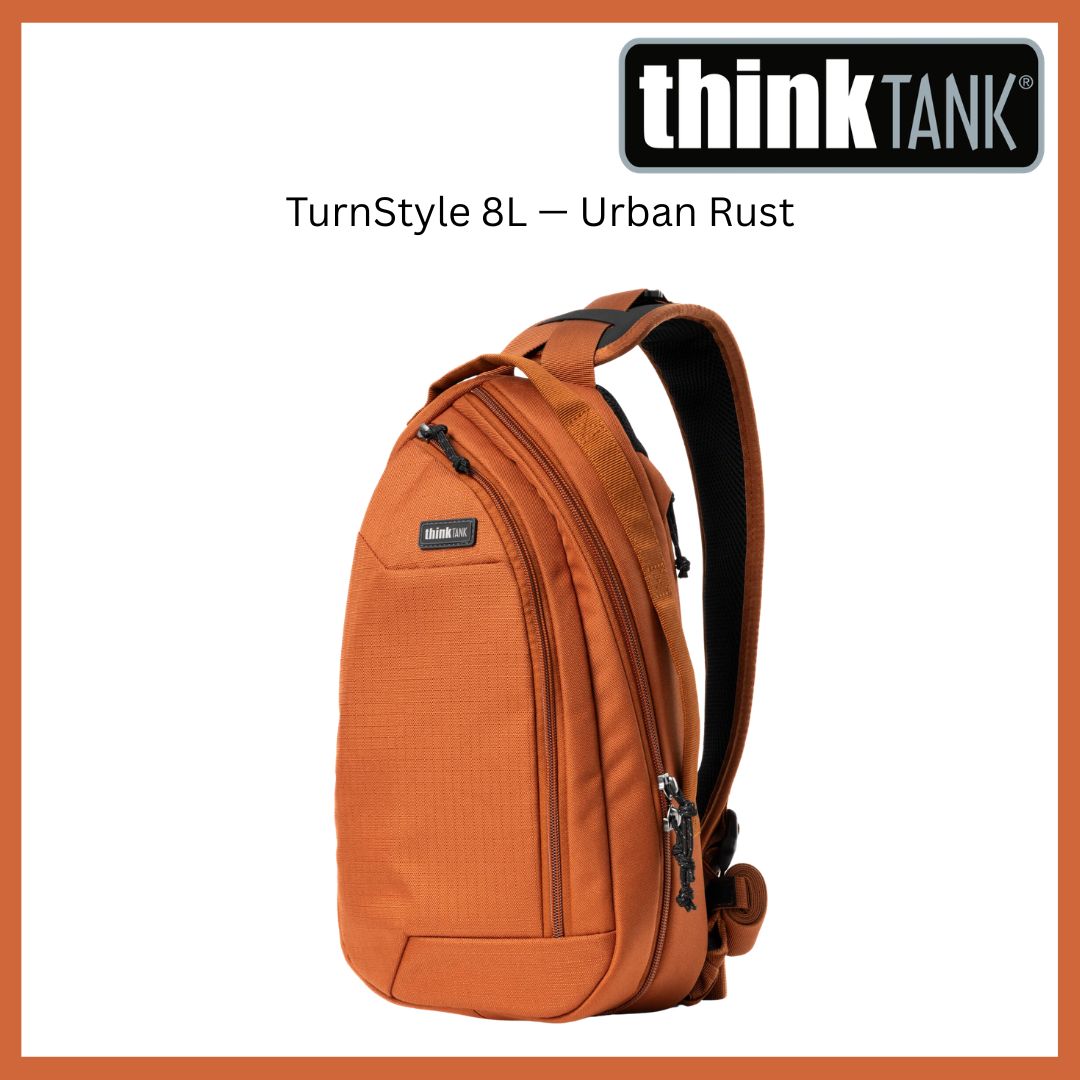 Think Tank Photo Turnstyle 8L Fits 1 body (ungripped) and 2 to 3 lenses; 1 to 2 zooms