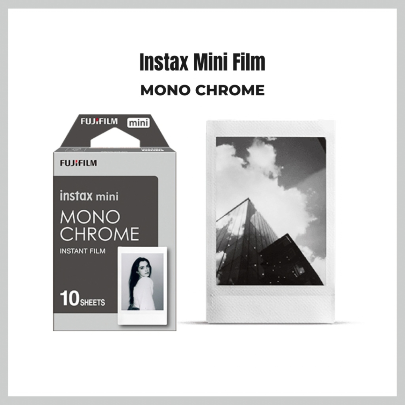 Fujifilm Instax Mini  Film Plain (10's / 20's) / Pattern Film (10's) Color Film