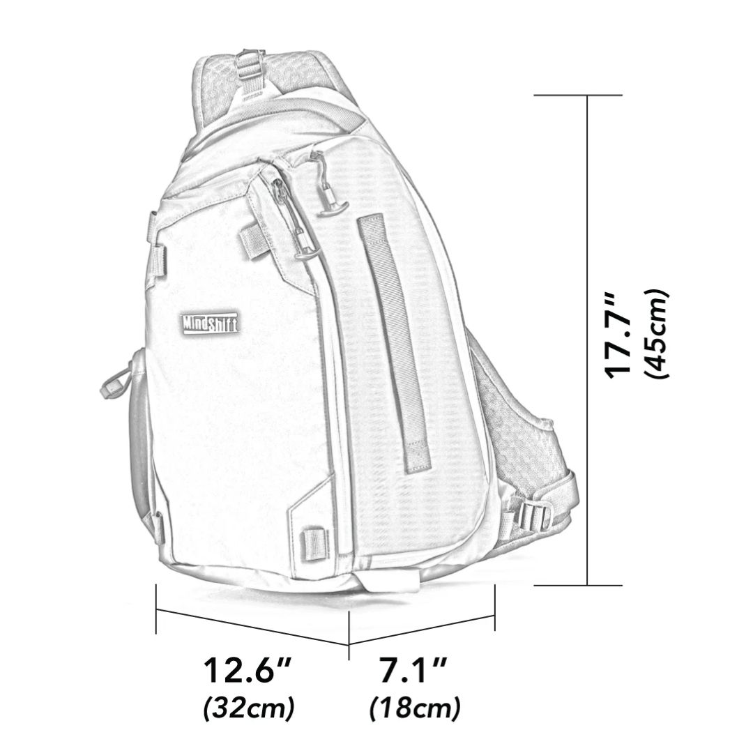 MindShift Gear PhotoCross 13 Sling Bag Camera Sling Bag-Carbon Grey