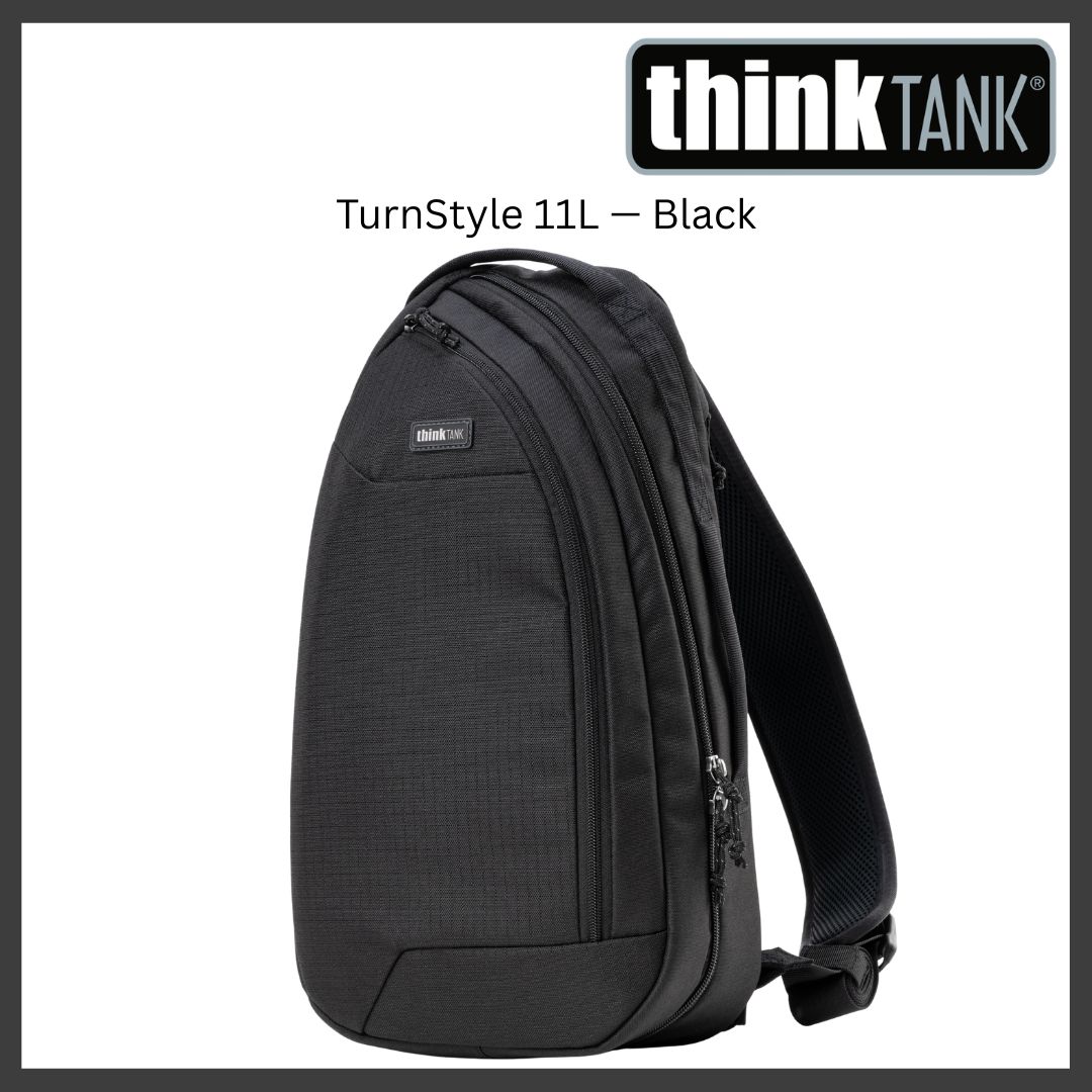 Think Tank Photo Turnstyle 11L Fits 1 body (ungripped) and 2 to 3 lenses; 1 to 2 zooms