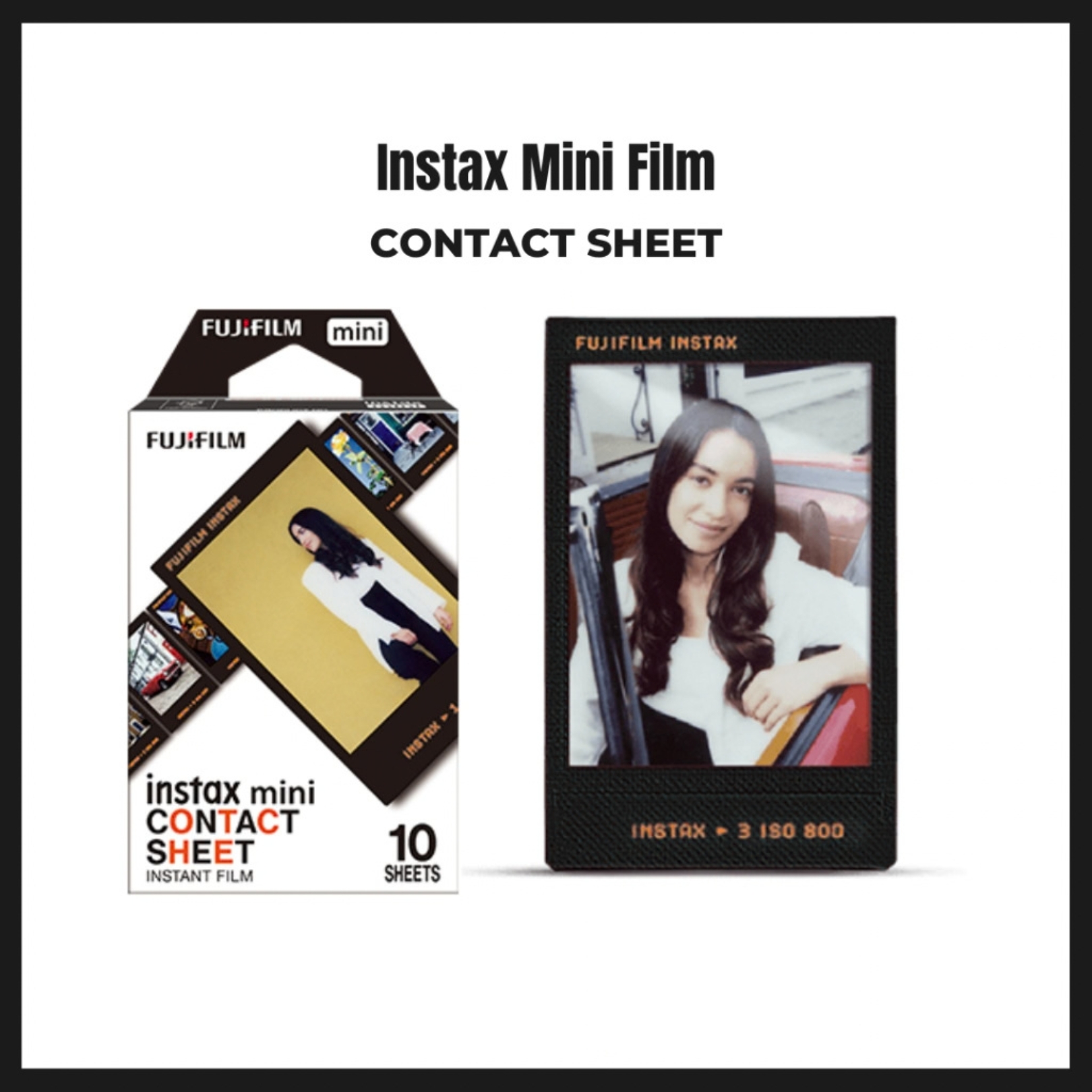 Fujifilm Instax Mini  Film Plain (10's / 20's) / Pattern Film (10's) Color Film