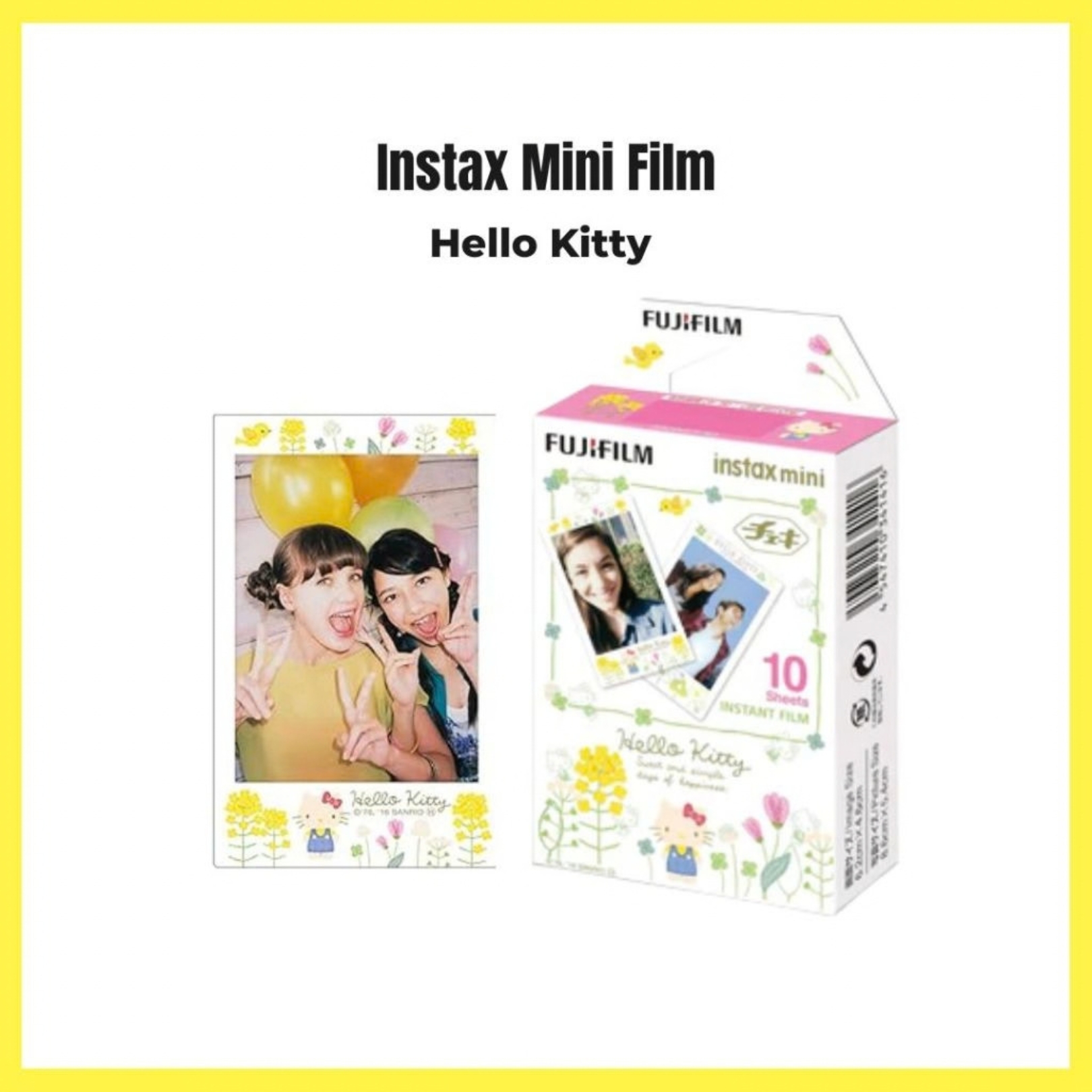 Fujifilm Instax Mini  Film Plain (10's / 20's) / Pattern Film (10's) Color Film