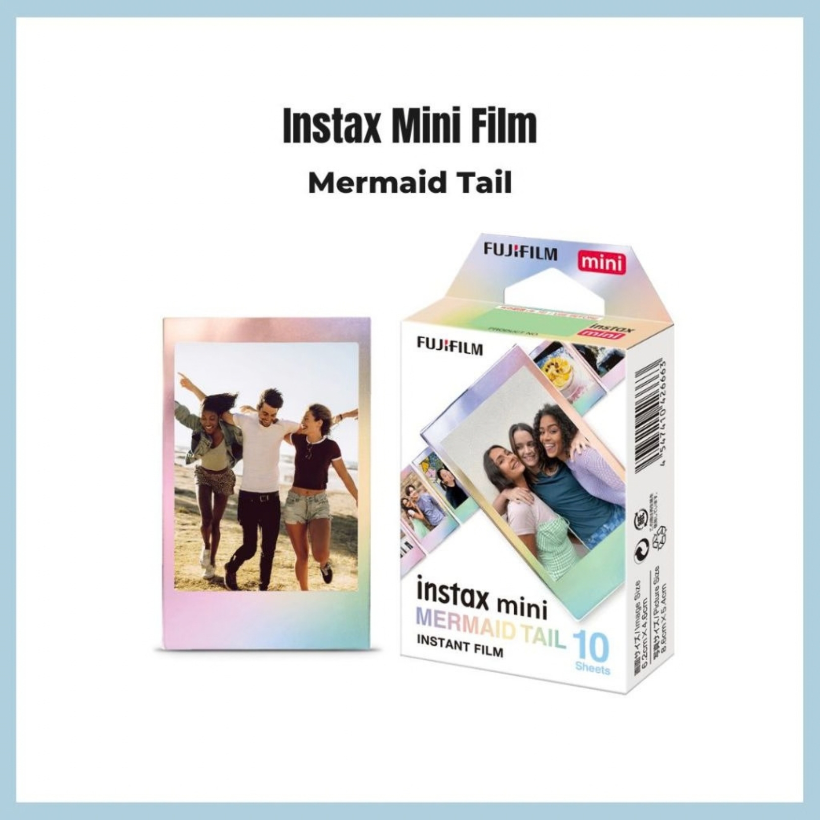 Fujifilm Instax Mini  Film Plain (10's / 20's) / Pattern Film (10's) Color Film