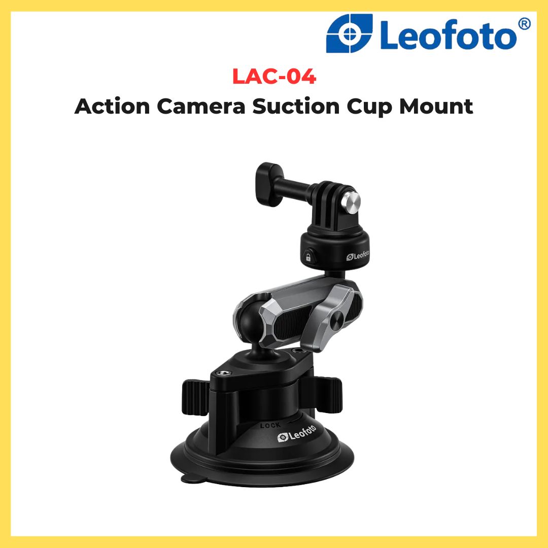 Leofoto LAC-04  Action Camera Suction Cup Mount