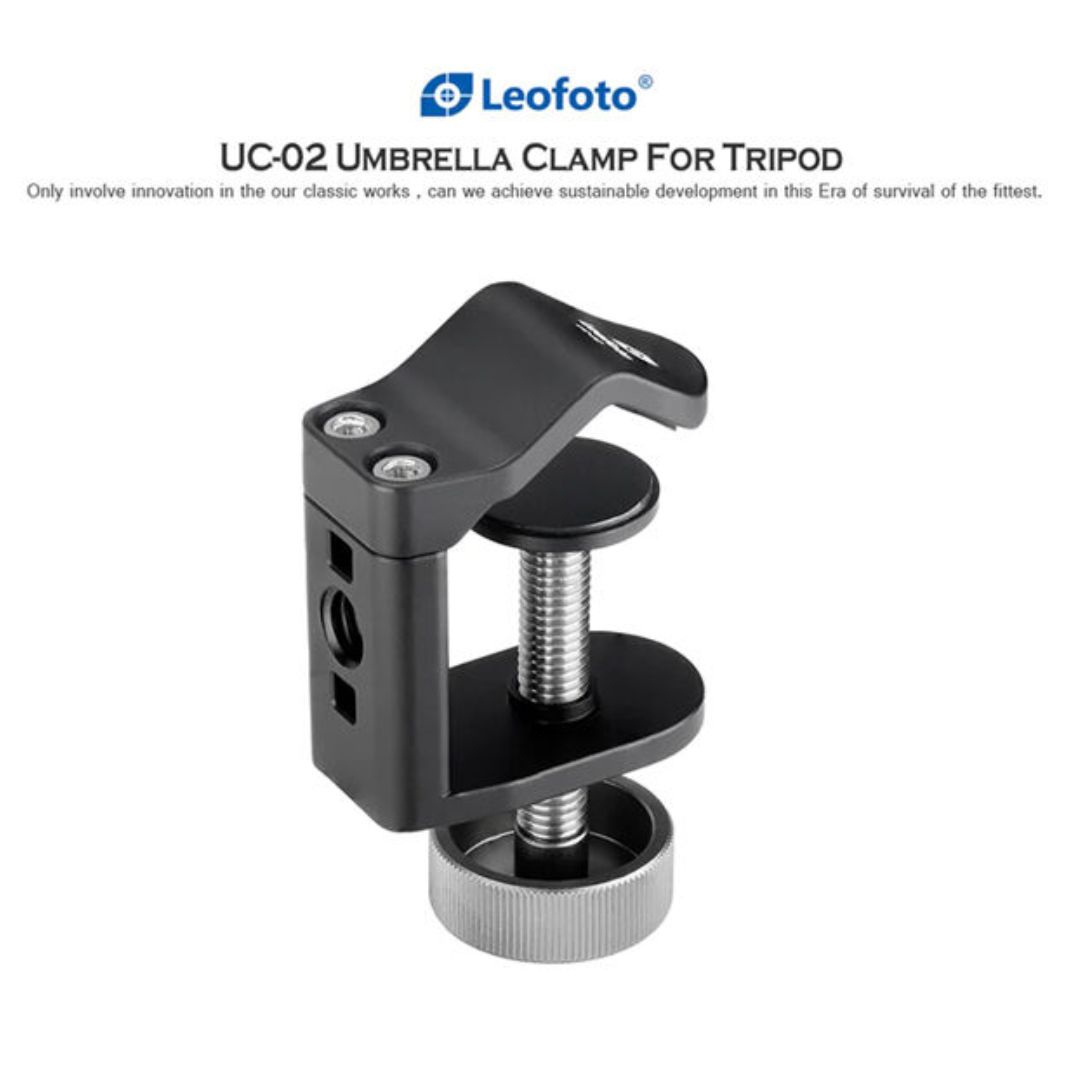 Leofoto UC-02 Multipurpose Clamp for Umbrella Shaft