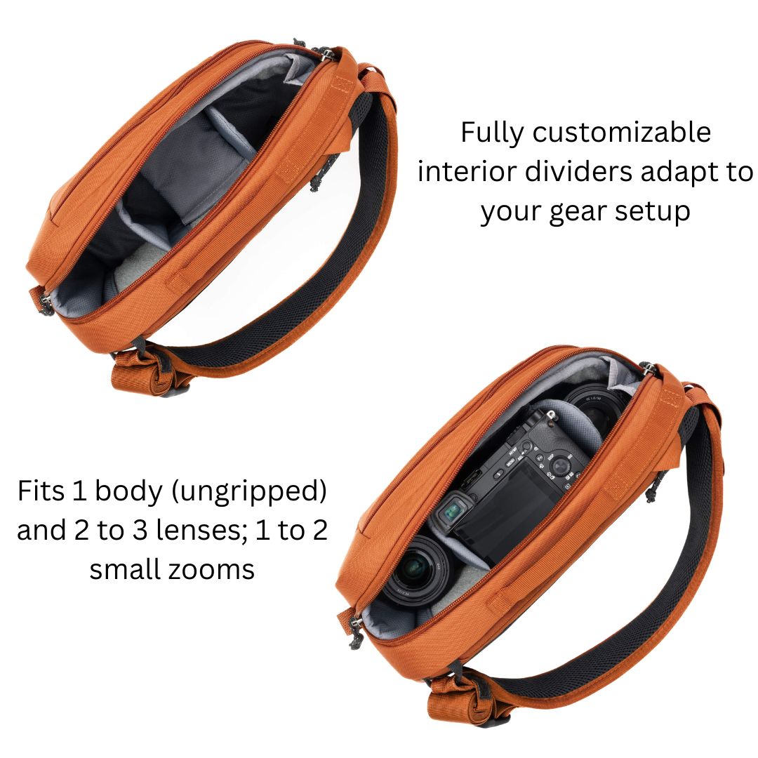 Think Tank Photo Turnstyle 5L Sling Bag Fits 1 body (ungripped) and 2 to 3 lenses