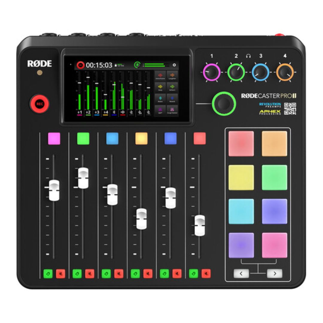 RODE RODECaster Pro II Integrated Audio Production Studio (Black)