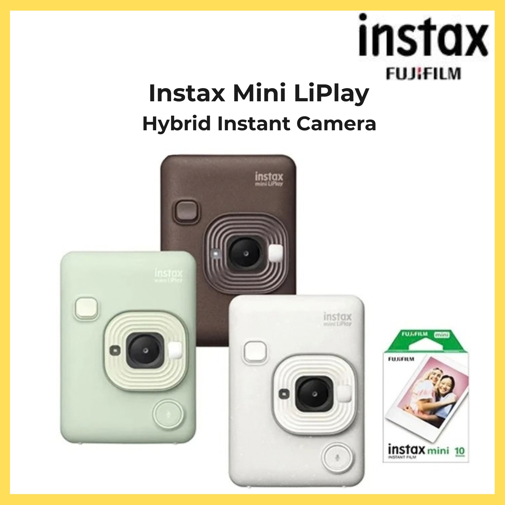 FUJIFILM INSTAX Mini LiPlay Hybrid Instant Camera