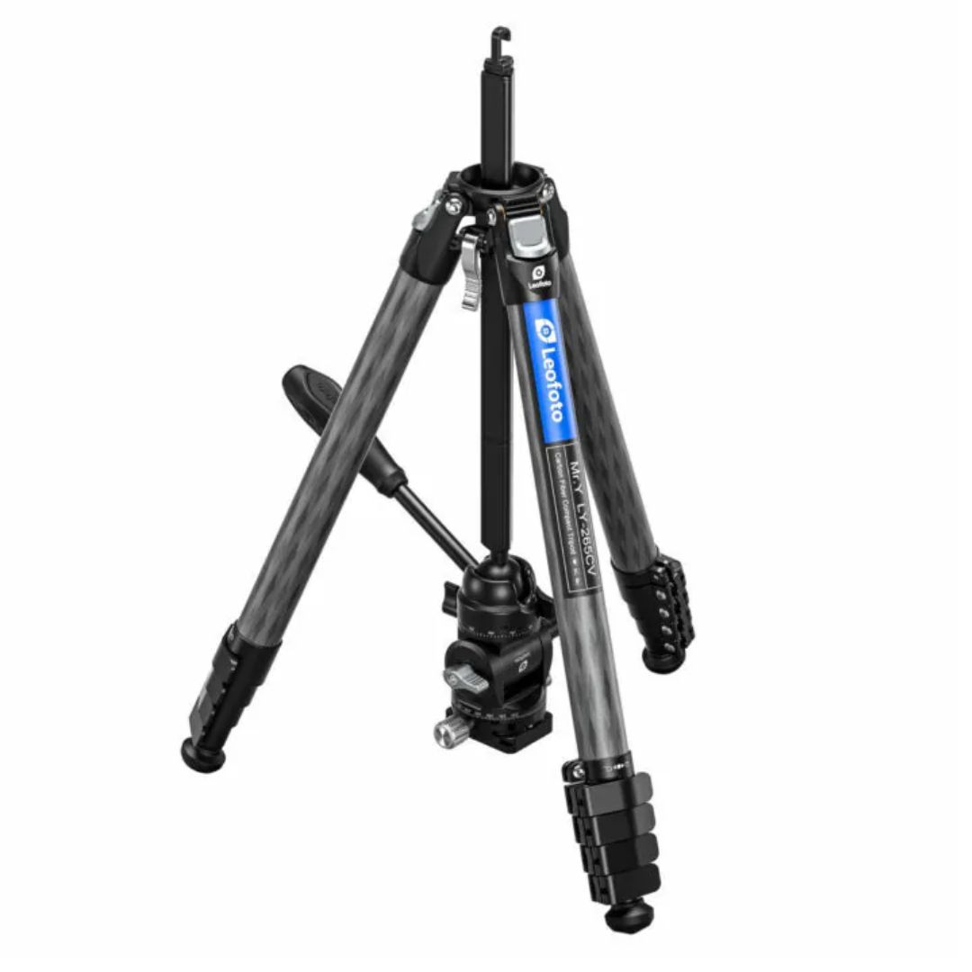 Leofoto LY-265CV Mr.Y Series Carbon Fibre Tripod with Inverted Ball Head + Video Head