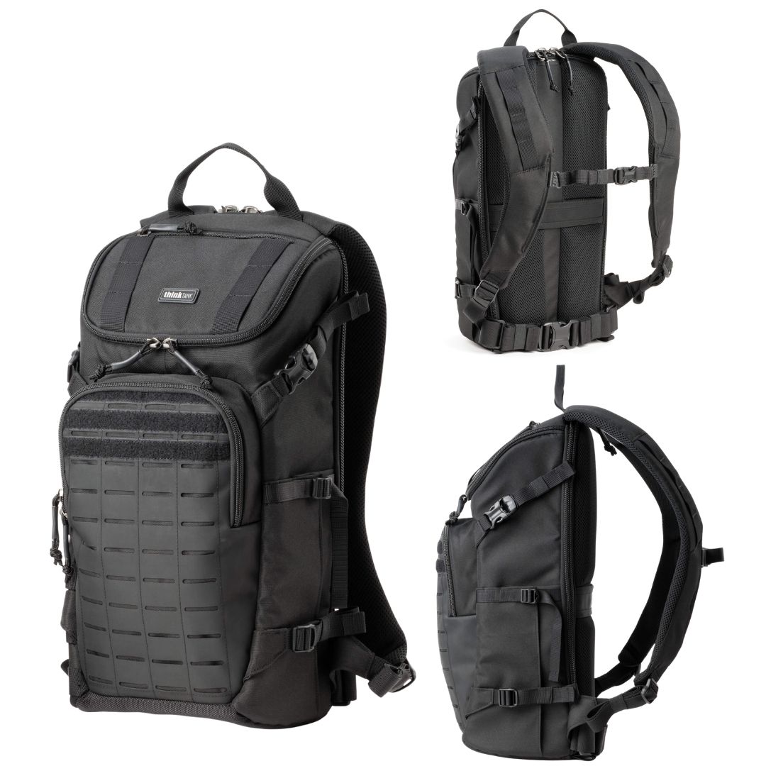 Think Tank Photo DarkLight 14L BackPack Holds standard-sized camera body and 1–3 standard zoom Lens,8" Tablet