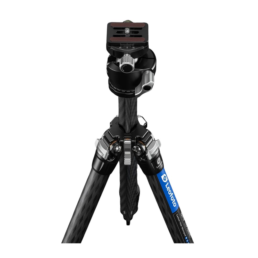 Leofoto LY-284C+LH-30 Y Shaped Center Column 4-Section Carbon Fiber Tripod Kit