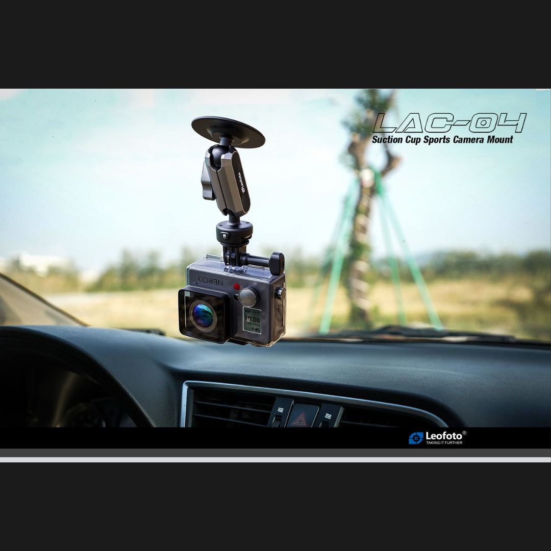 Leofoto LAC-04  Action Camera Suction Cup Mount