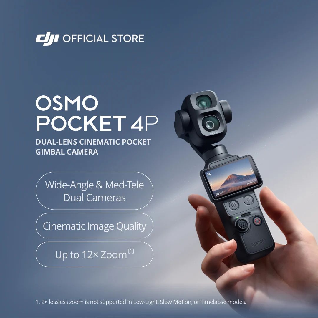 DJI Osmo Pocket 4P - Standard Combo / Vlog Combo