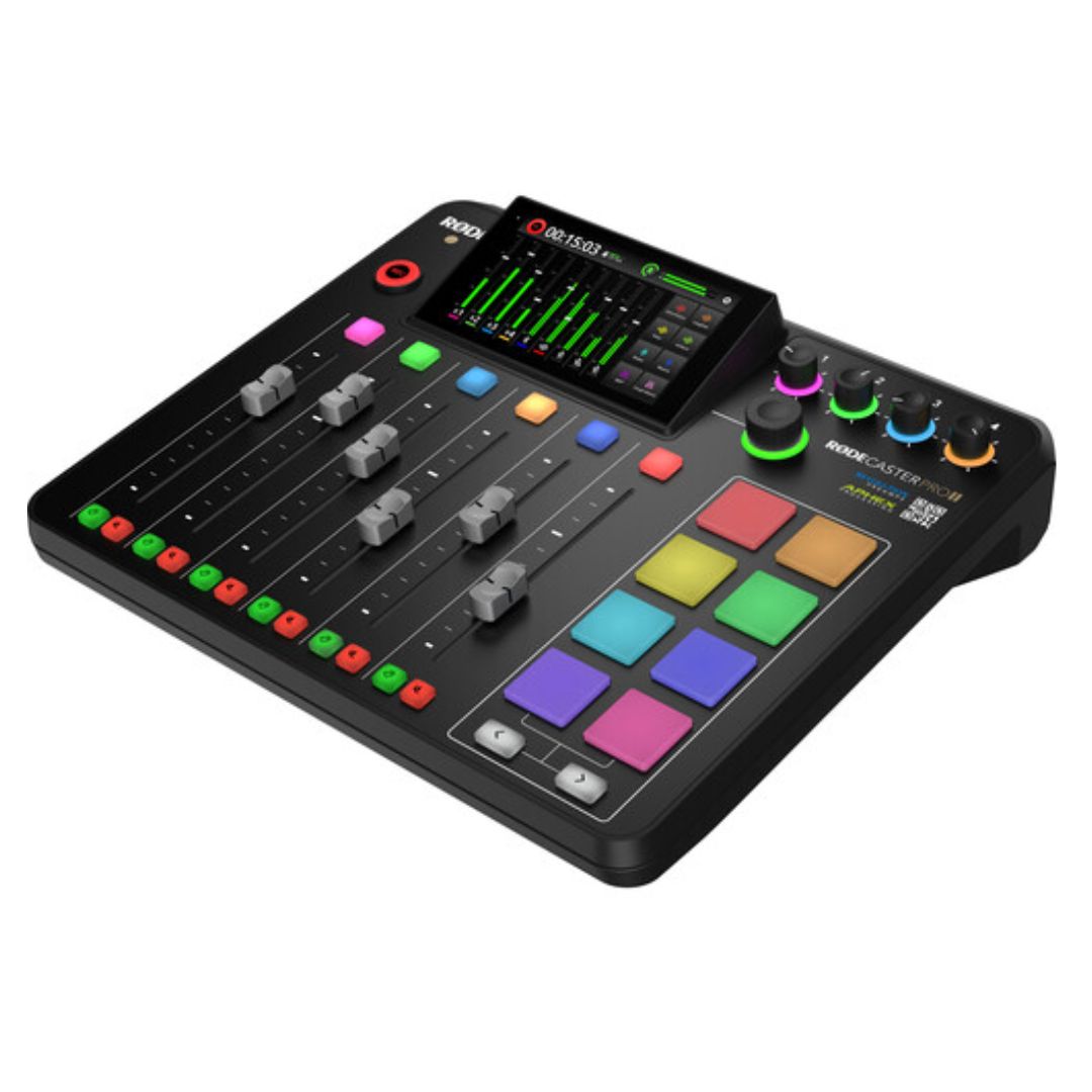 RODE RODECaster Pro II Integrated Audio Production Studio (Black)
