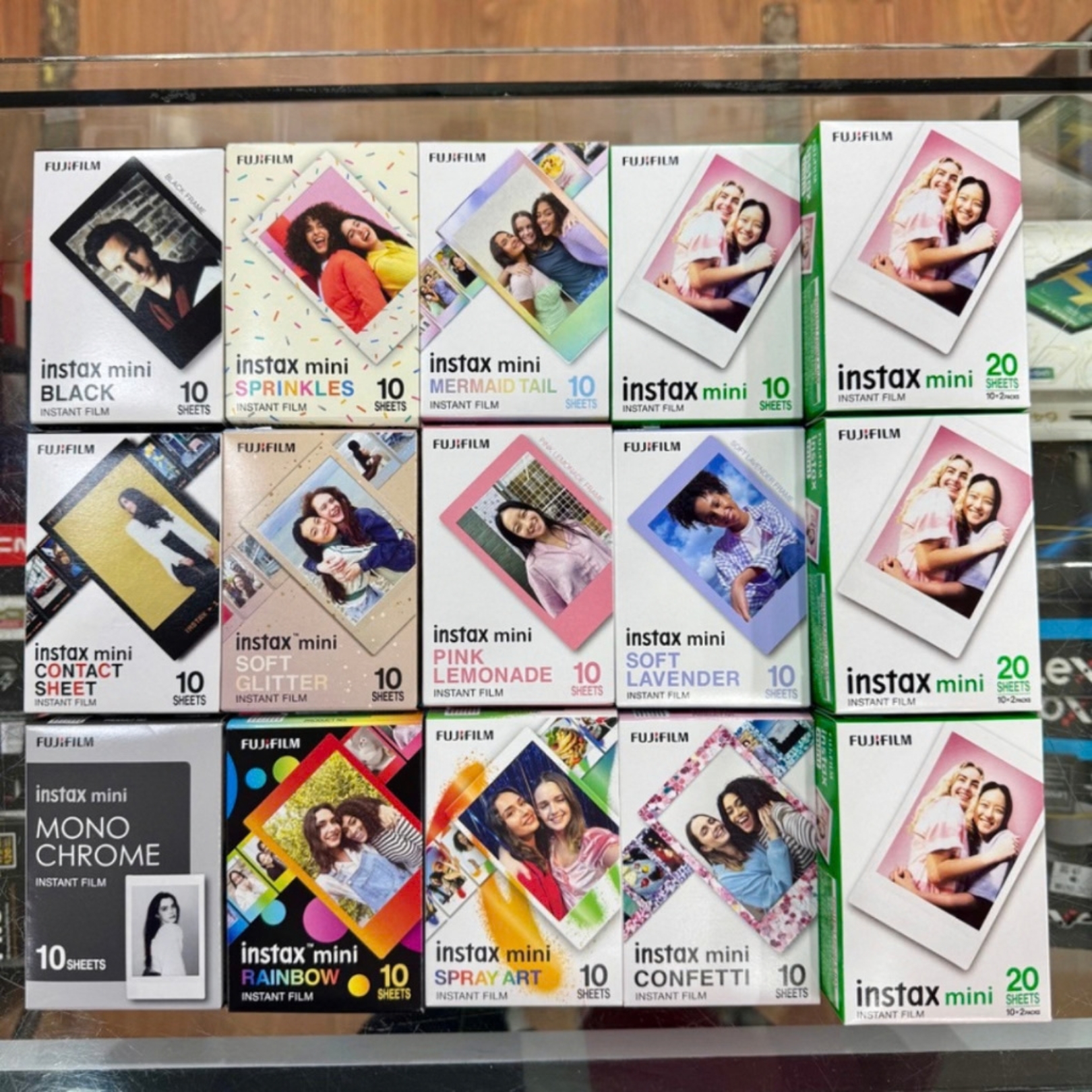 Fujifilm Instax Mini  Film Plain (10's / 20's) / Pattern Film (10's) Color Film