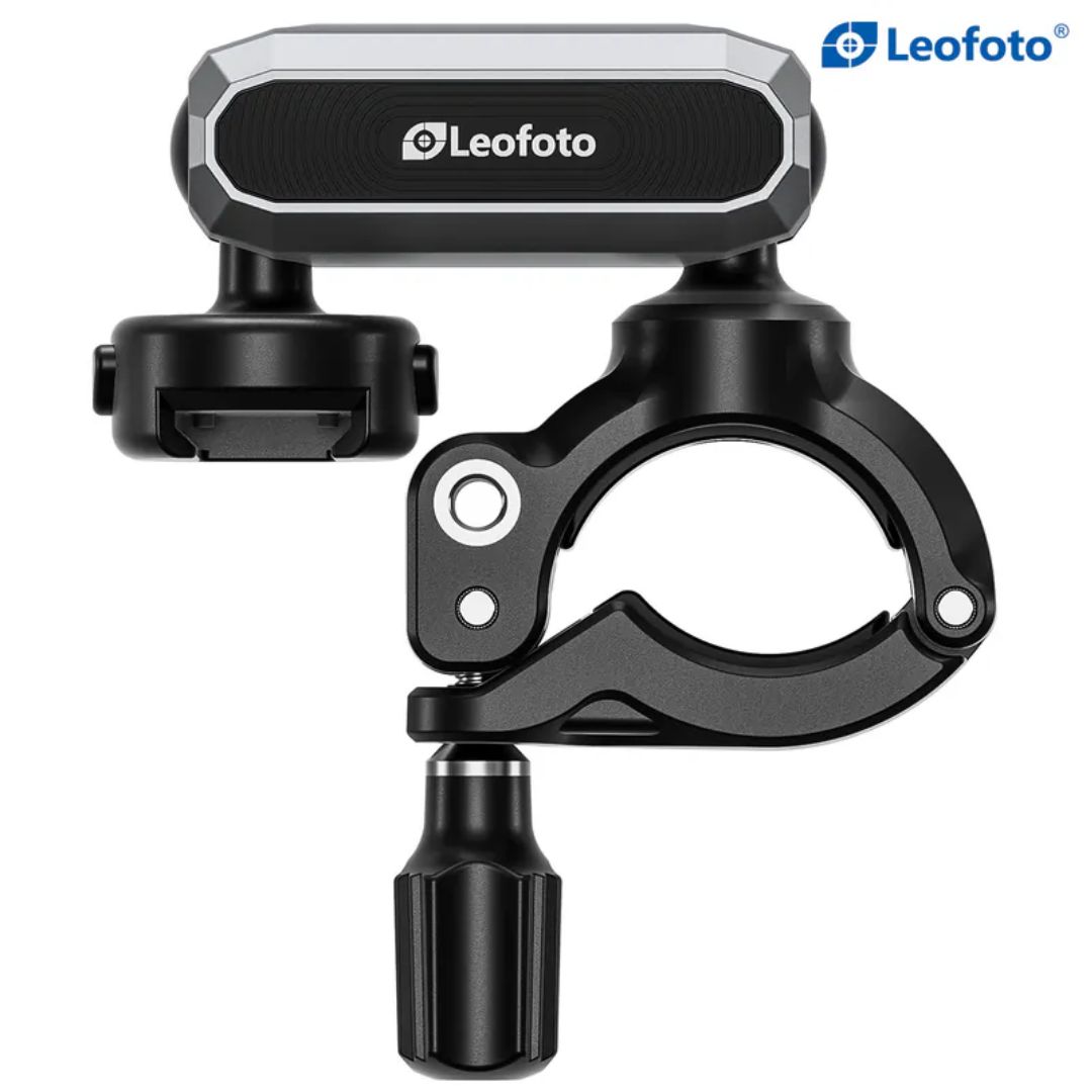 Leofoto LAC-02 Action Camera Bike Mount for DJI Action 6, Action 5 , Insta360 X5, Ace Pro2