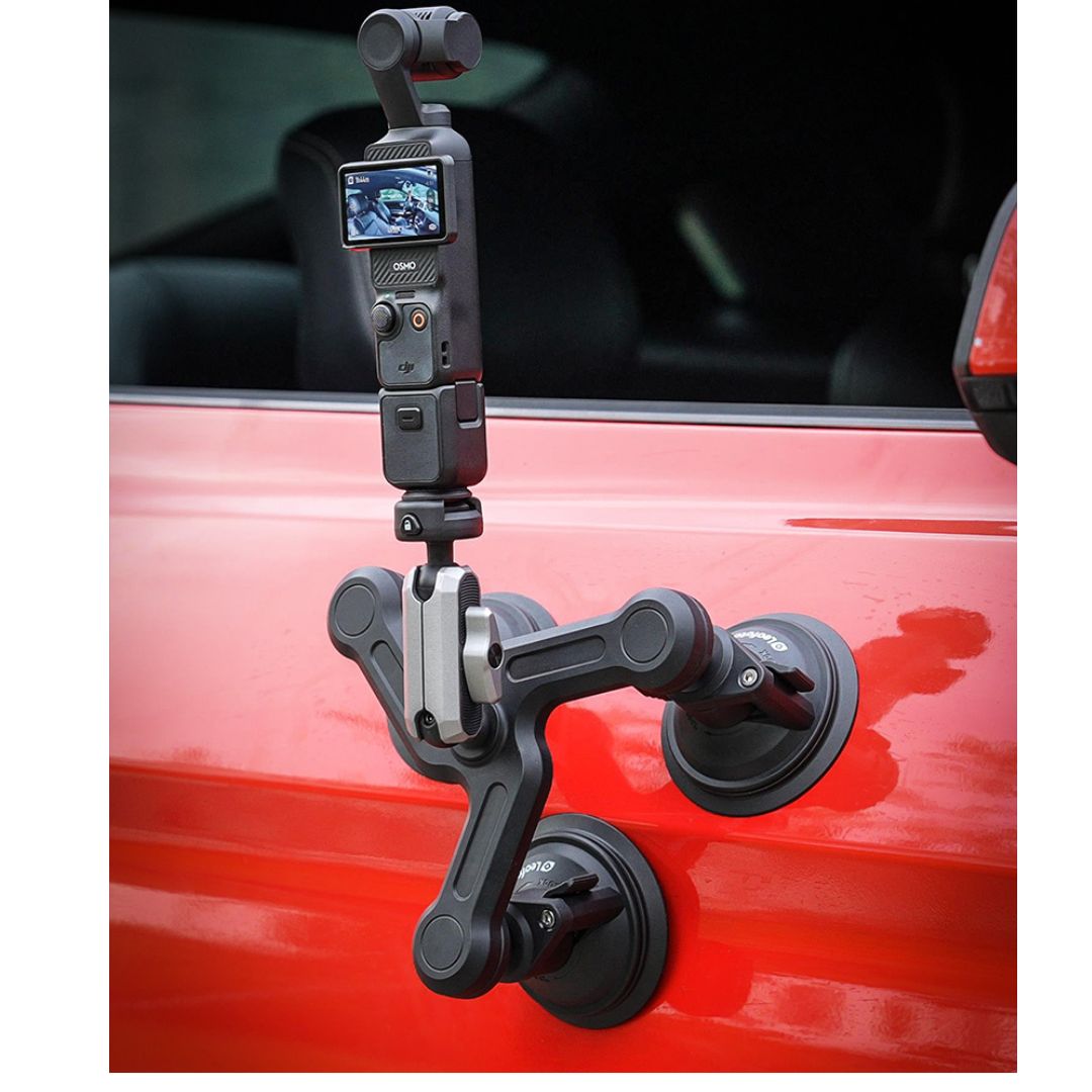 Leofoto LAC-05 Action Camera 3-Suction Cup Mount