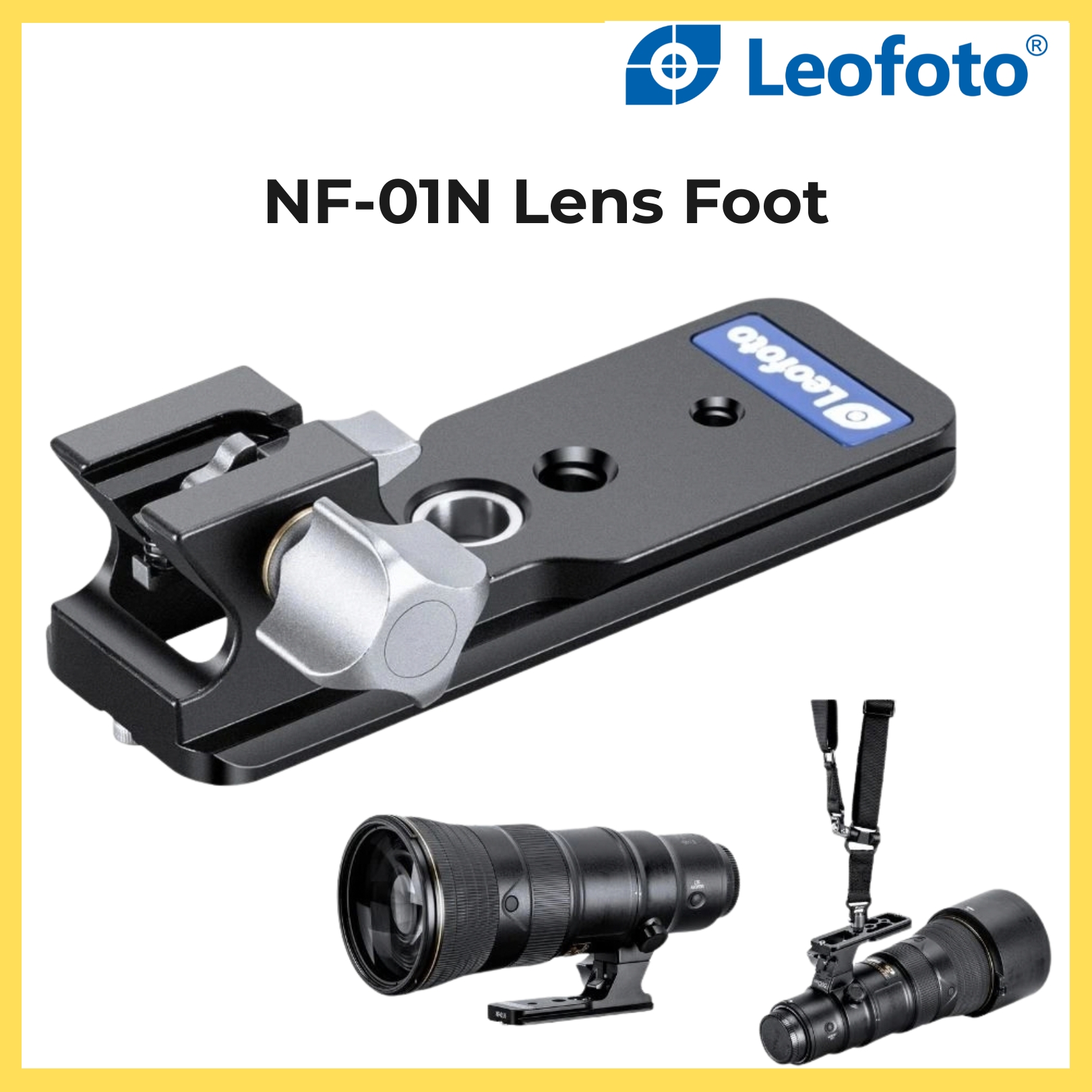 Leofoto NF-01N Lens foot for Nikon 70~200mm/2.8 , 500mm/5.6 Lens