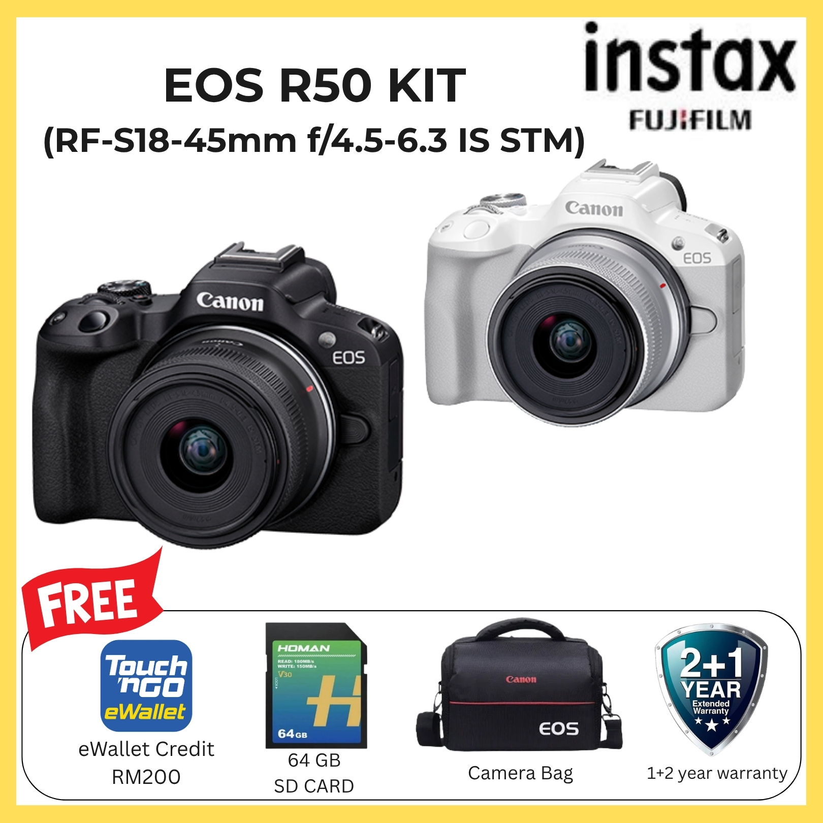 EOS R50 (RF-S18-45mm f/4.5-6.3 IS STM)