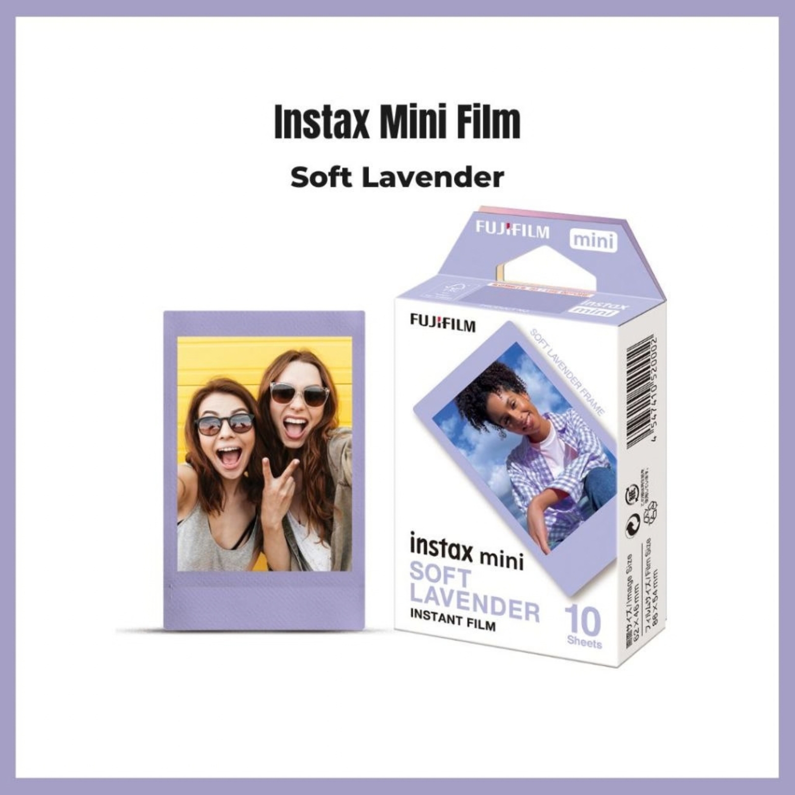 Fujifilm Instax Mini  Film Plain (10's / 20's) / Pattern Film (10's) Color Film