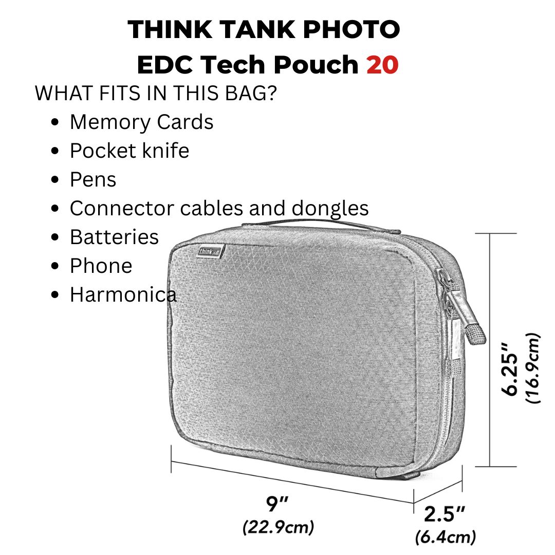 Think Tank Photo EDC Tech Pouch 20 Organiser Pouch