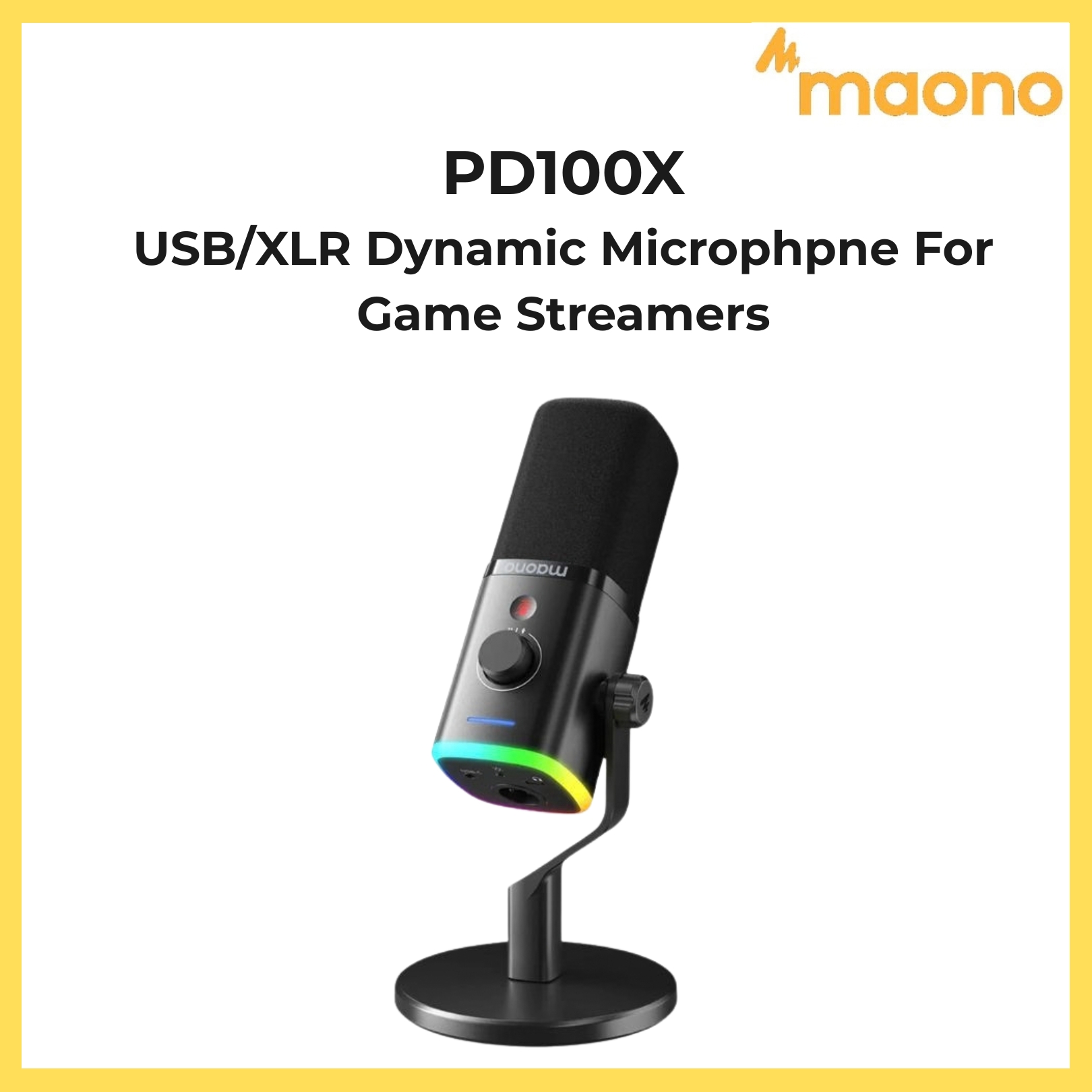MAONO PD100X USB/XLR Dynamic Microphone For Game Streamers