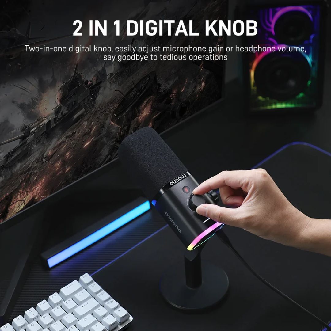 MAONO PD100X USB/XLR Dynamic Microphone For Game Streamers