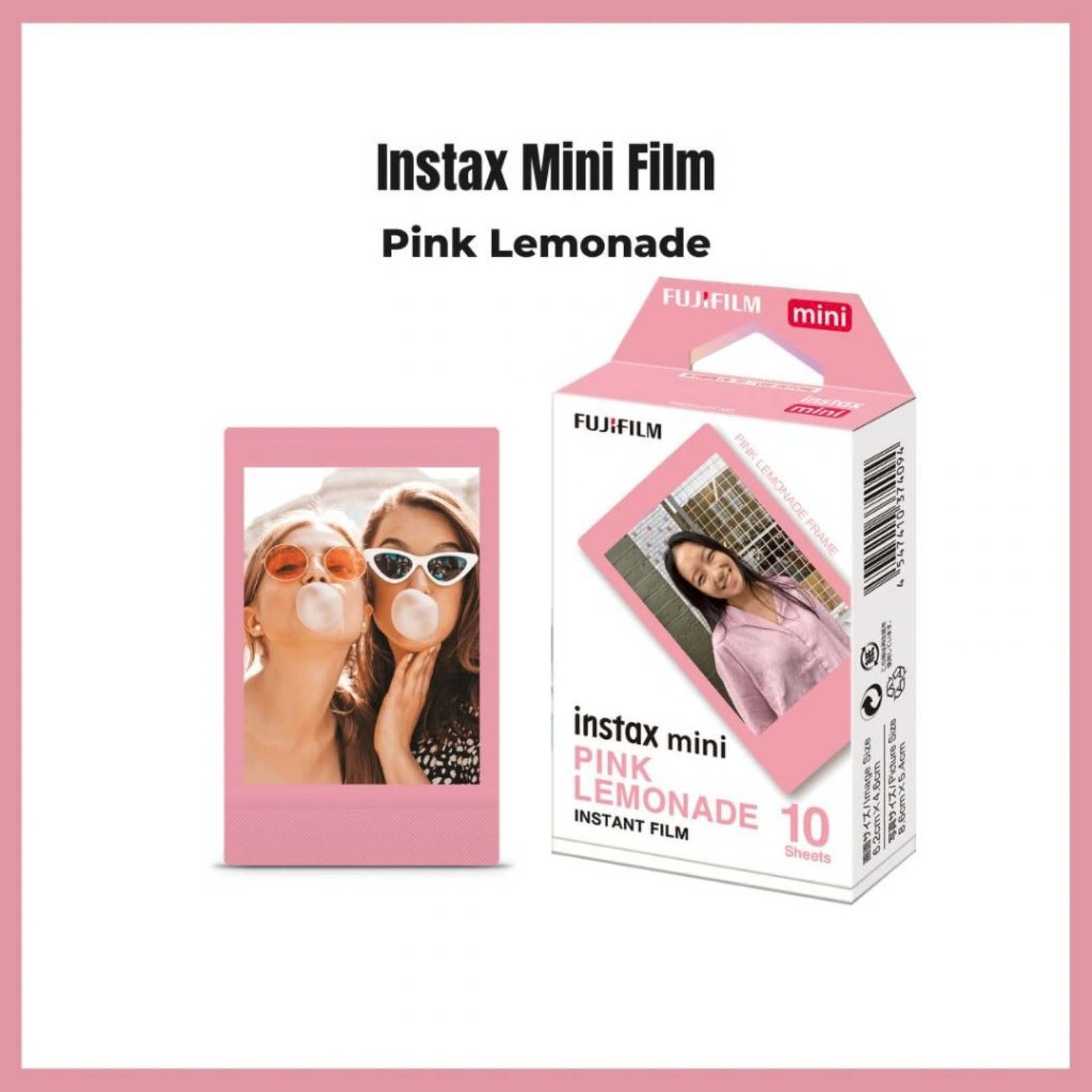 Fujifilm Instax Mini  Film Plain (10's / 20's) / Pattern Film (10's) Color Film