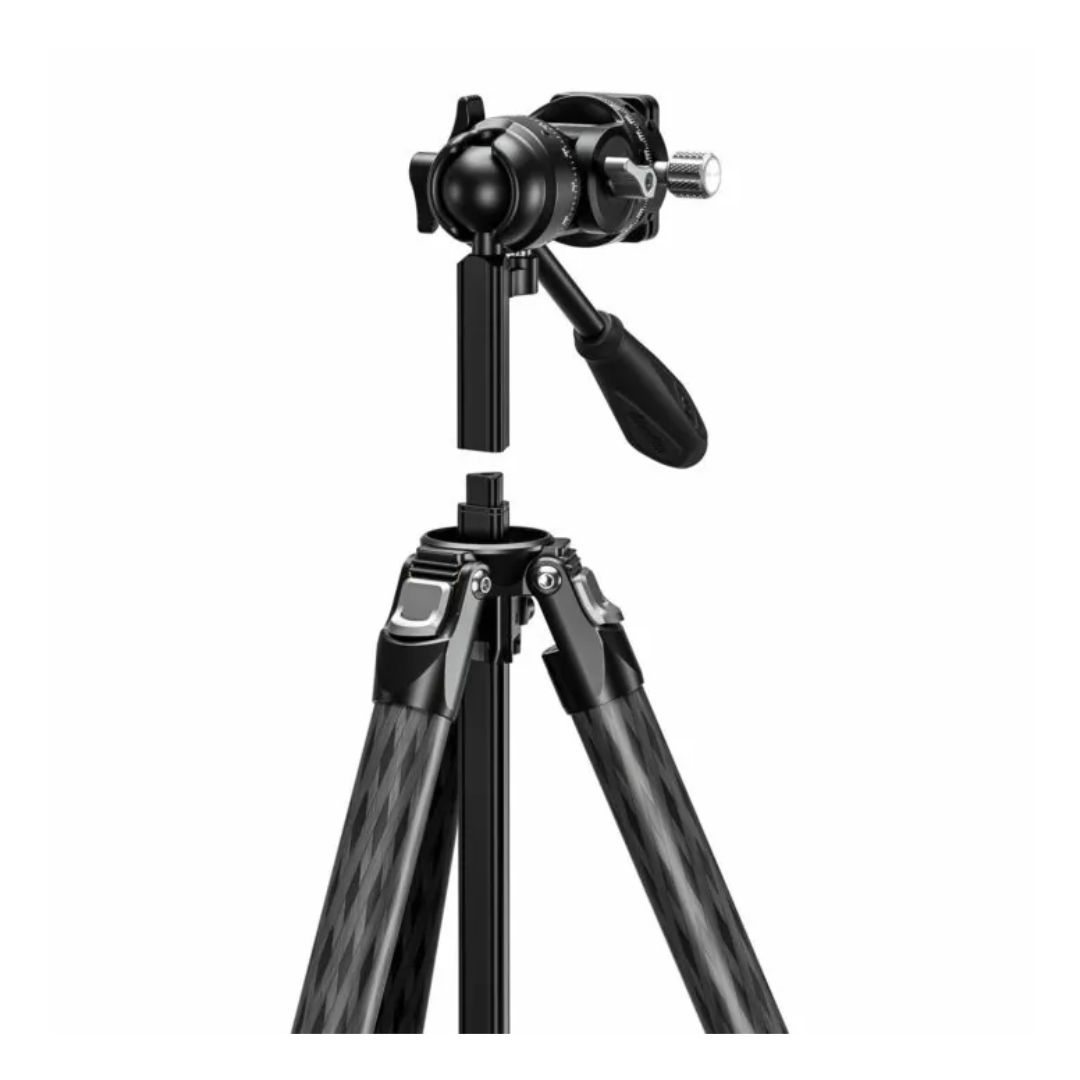 Leofoto LY-265CV Mr.Y Series Carbon Fibre Tripod with Inverted Ball Head + Video Head