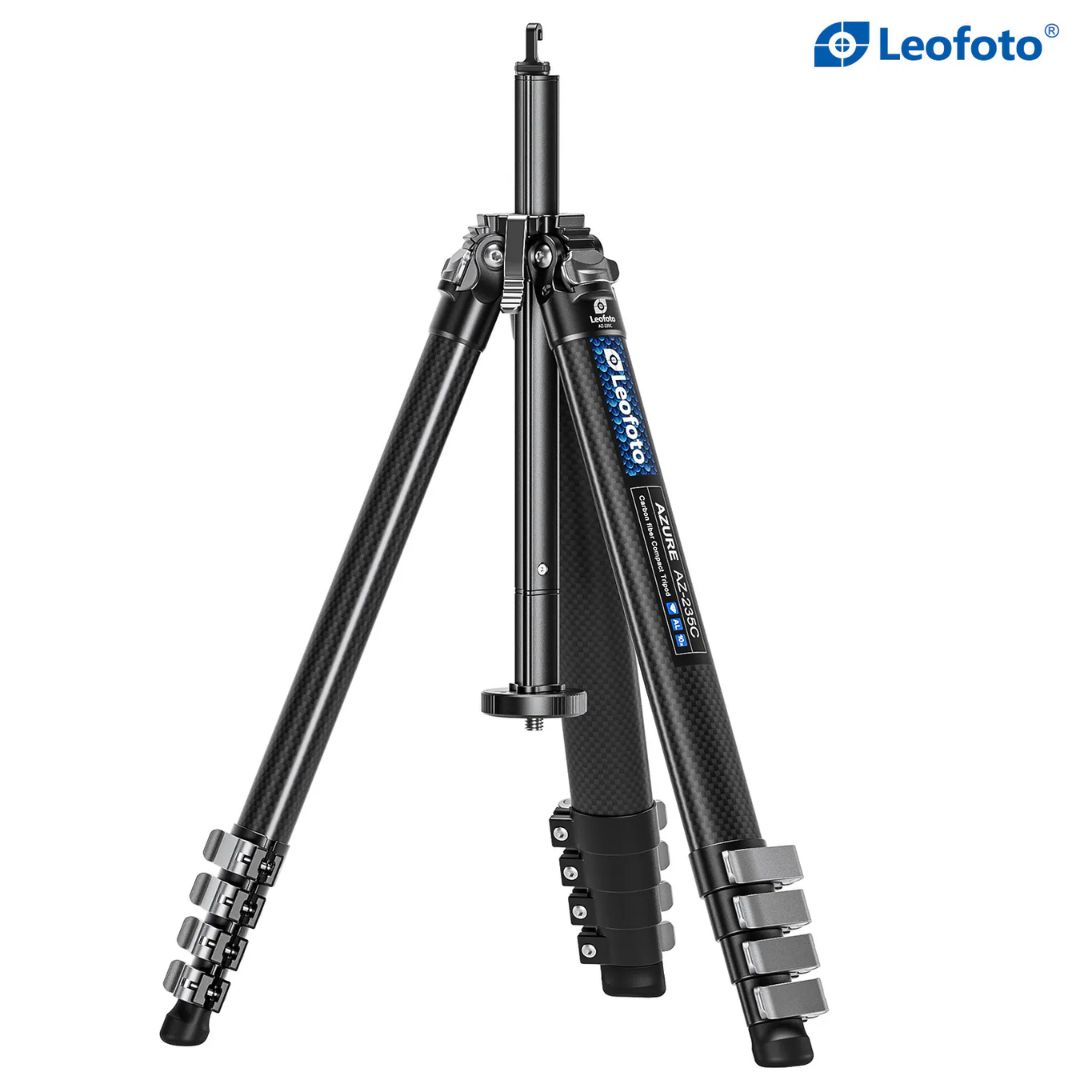 Leofoto Azure AZ-235C + LH-30R 5 Section Ultra Compact Carbon Fibre Tripod 2025 New Product!
