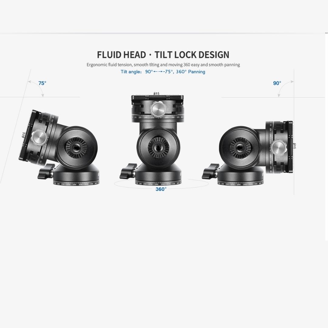 Leofoto BV-1R Mini Fluid Head