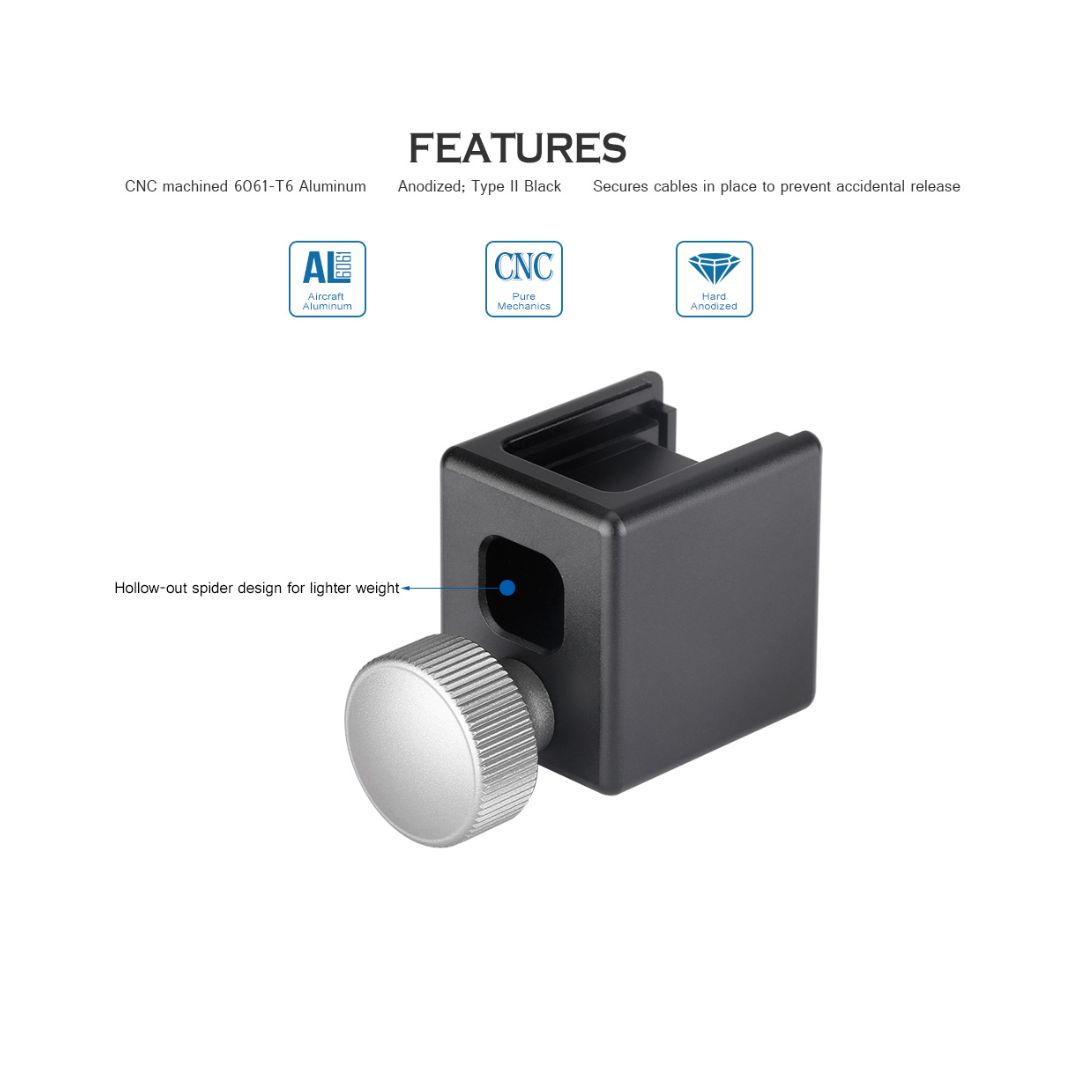 Leofoto FA-04 Cold Shoe Conversion Adapter with Mounting screw/hole