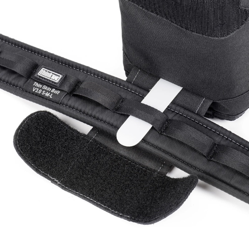 Think Tank photo Lens Changer 50 V3.0 Modular pouch fits wide-angle lenses with hoods in shooting position