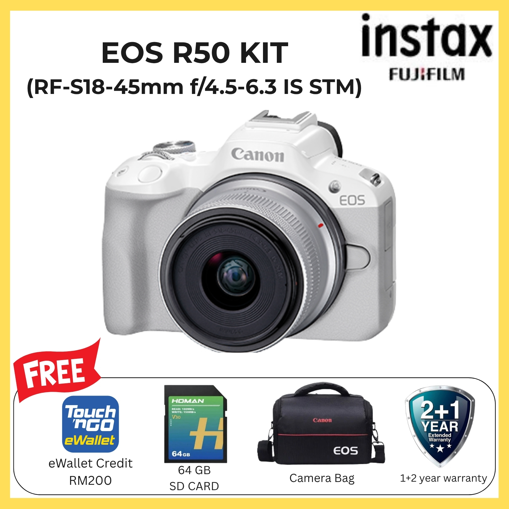 EOS R50 (RF-S18-45mm f/4.5-6.3 IS STM)
