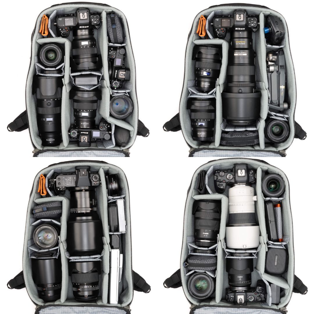Think Tank Photo NEW - Airport™ Essentials 26L Backpack, Fits 2 standard-size camera bodies with lenses attached
