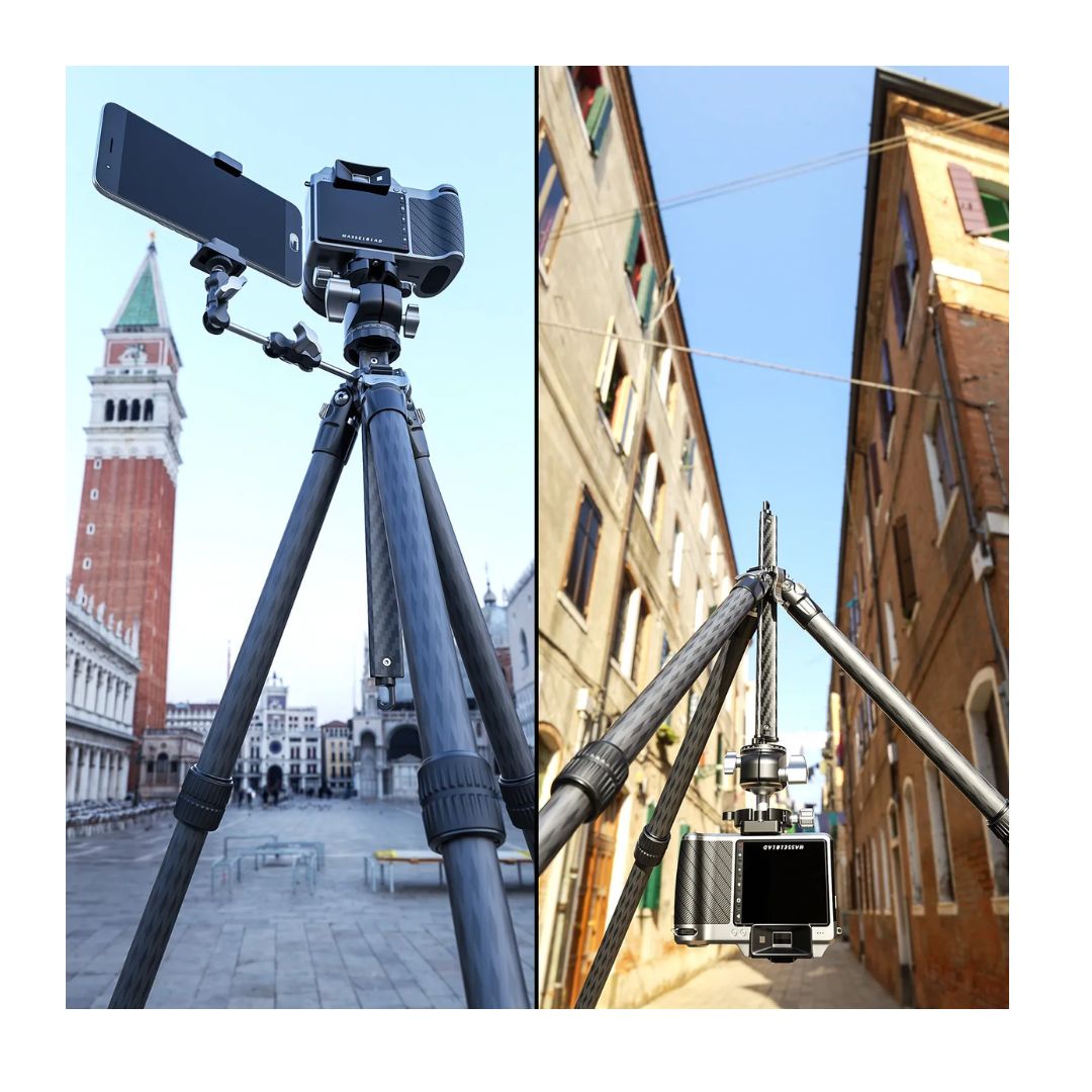 Leofoto LY-284C+LH-30 Y Shaped Center Column 4-Section Carbon Fiber Tripod Kit