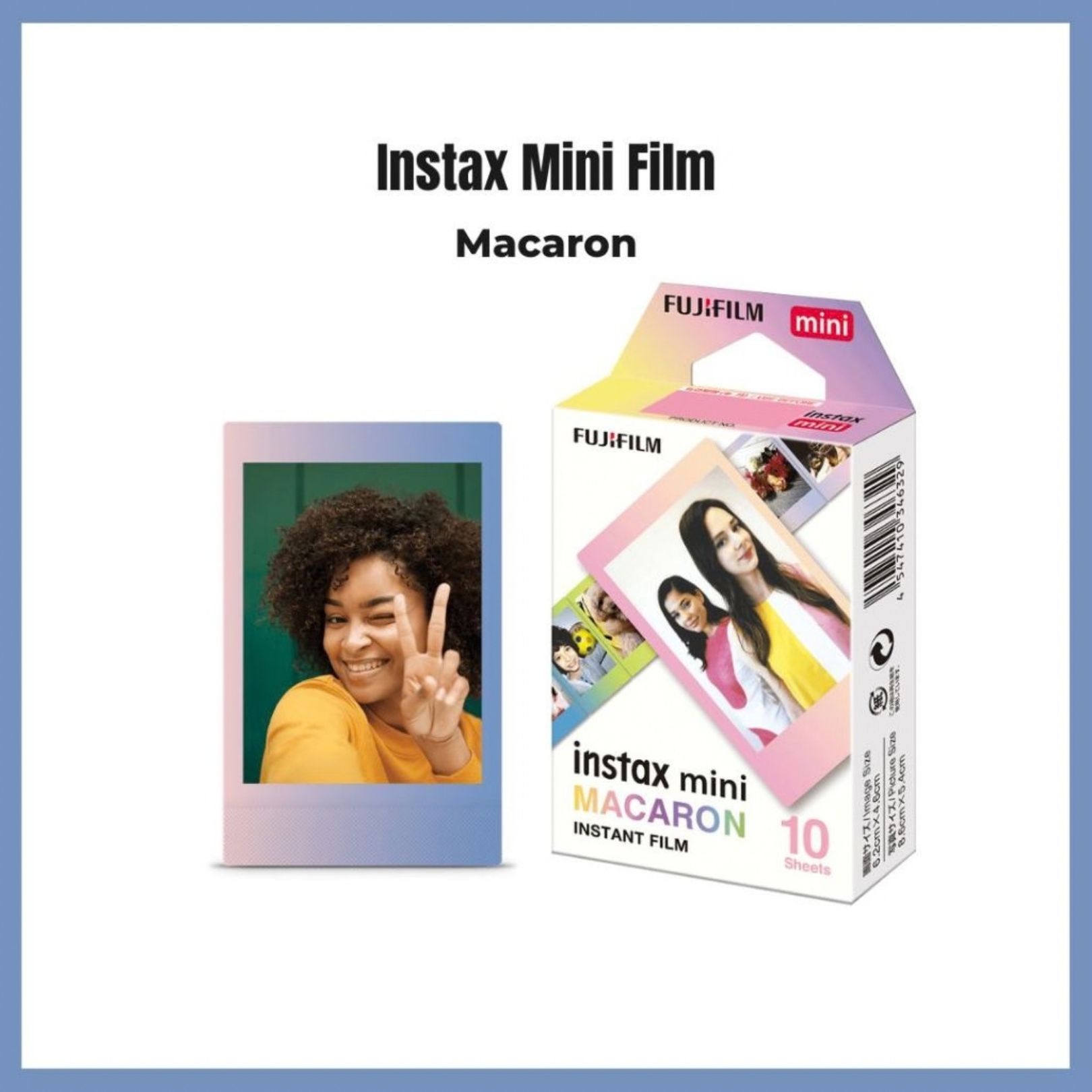 Fujifilm Instax Mini  Film Plain (10's / 20's) / Pattern Film (10's) Color Film