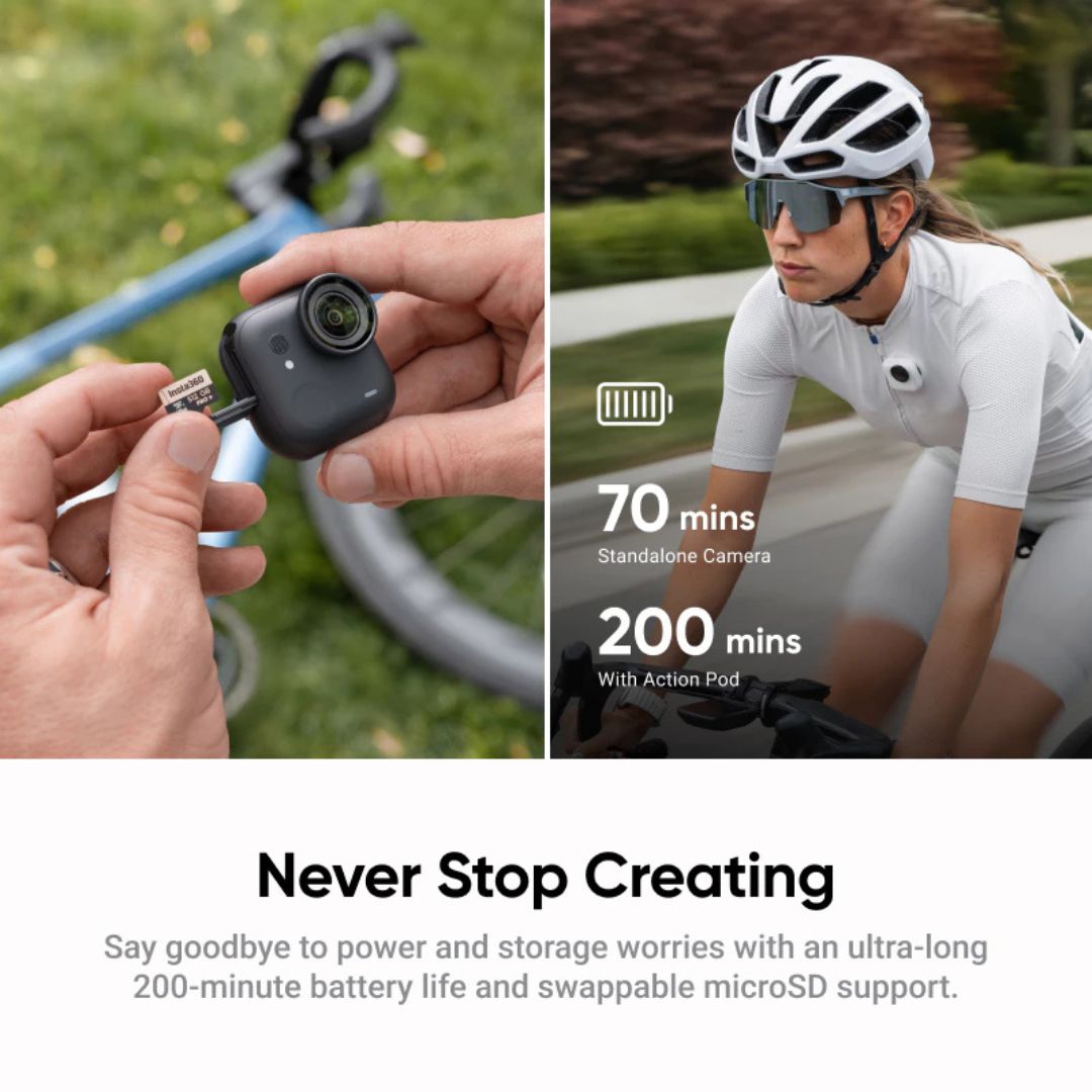 Insta360 Go Ultra Tiny Hands-Free 4K Standard Bundle/Creator Bundle