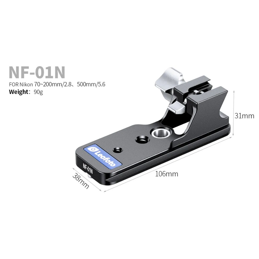 Leofoto NF-01N Lens foot for Nikon 70~200mm/2.8 , 500mm/5.6 Lens