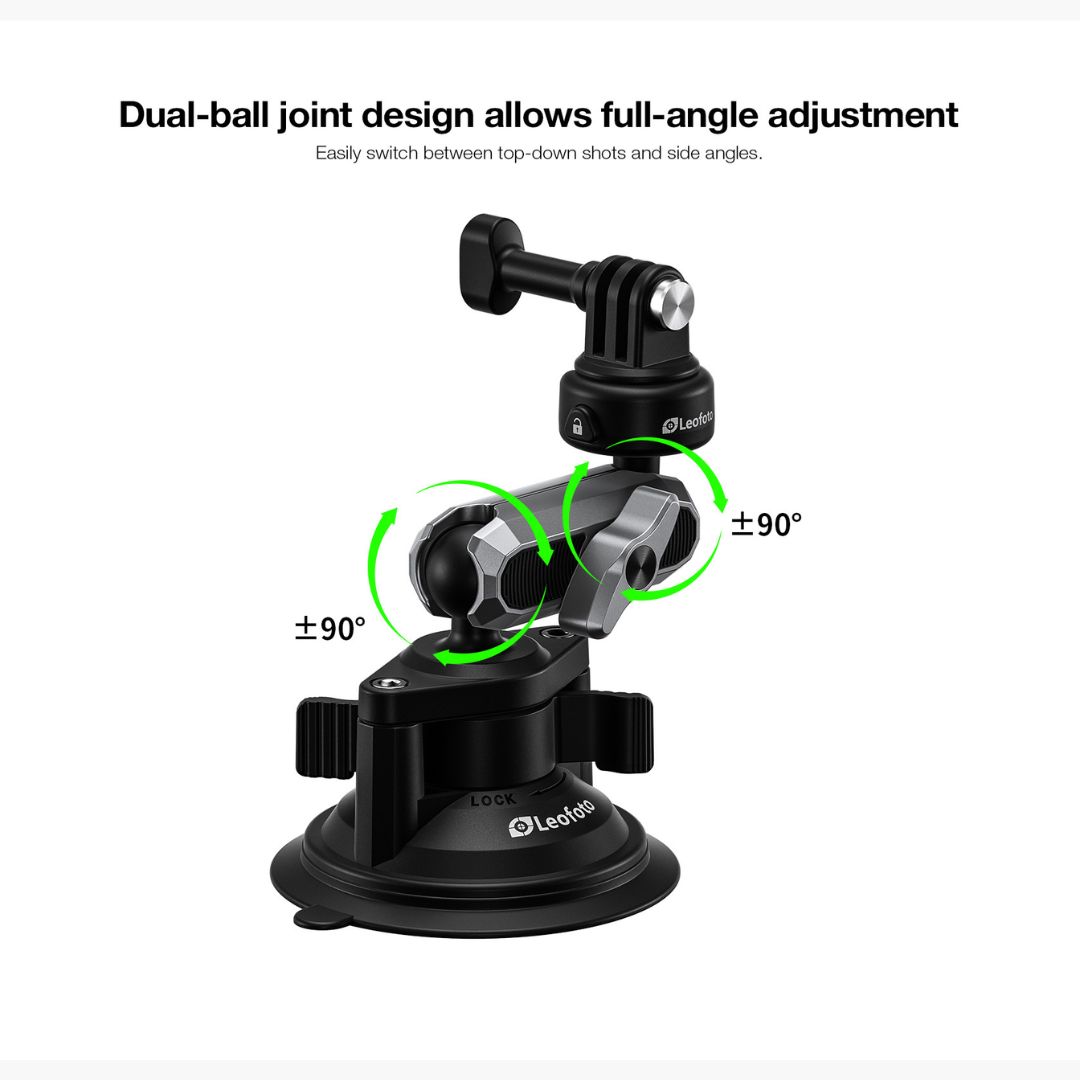 Leofoto LAC-04  Action Camera Suction Cup Mount