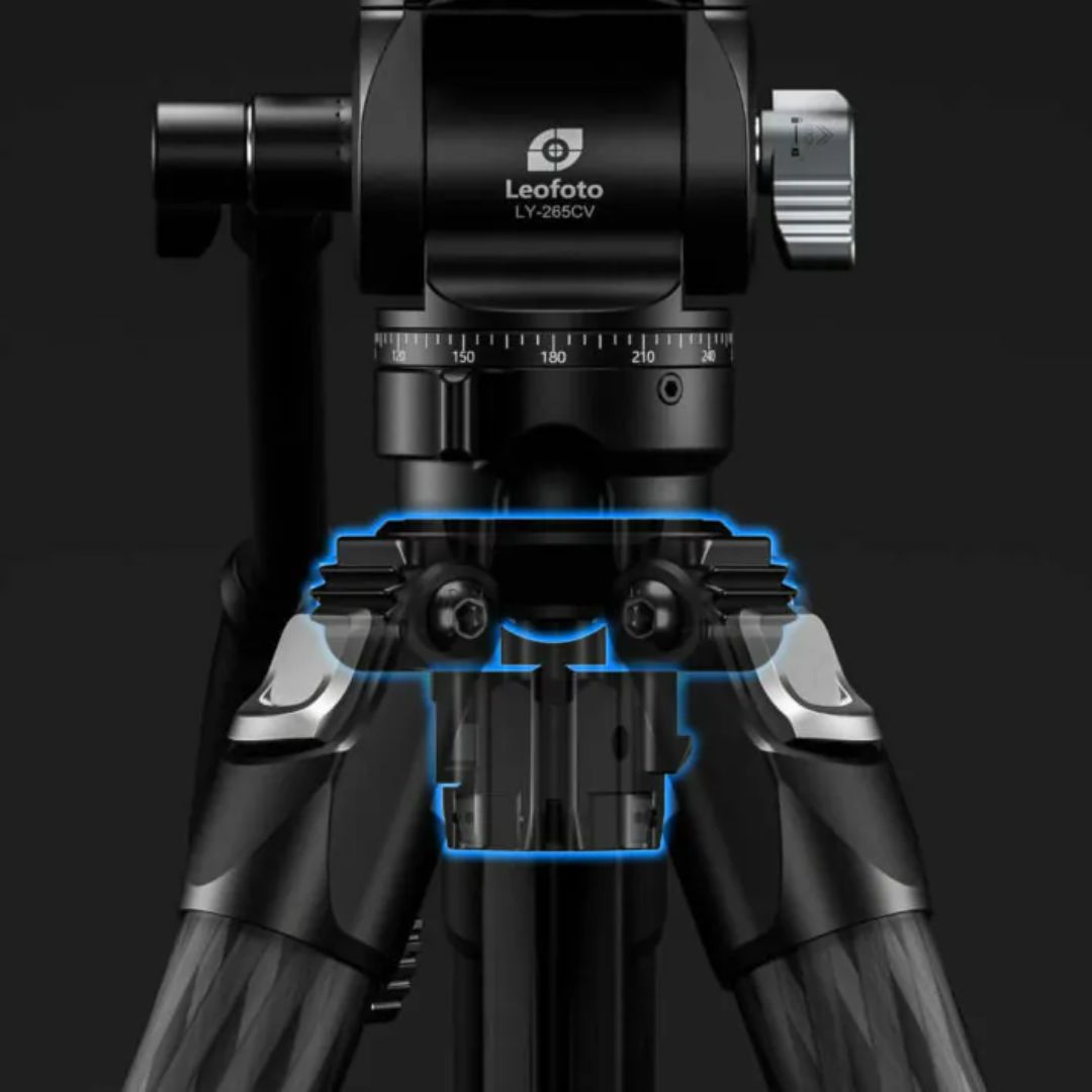 Leofoto LY-265CV Mr.Y Series Carbon Fibre Tripod with Inverted Ball Head + Video Head