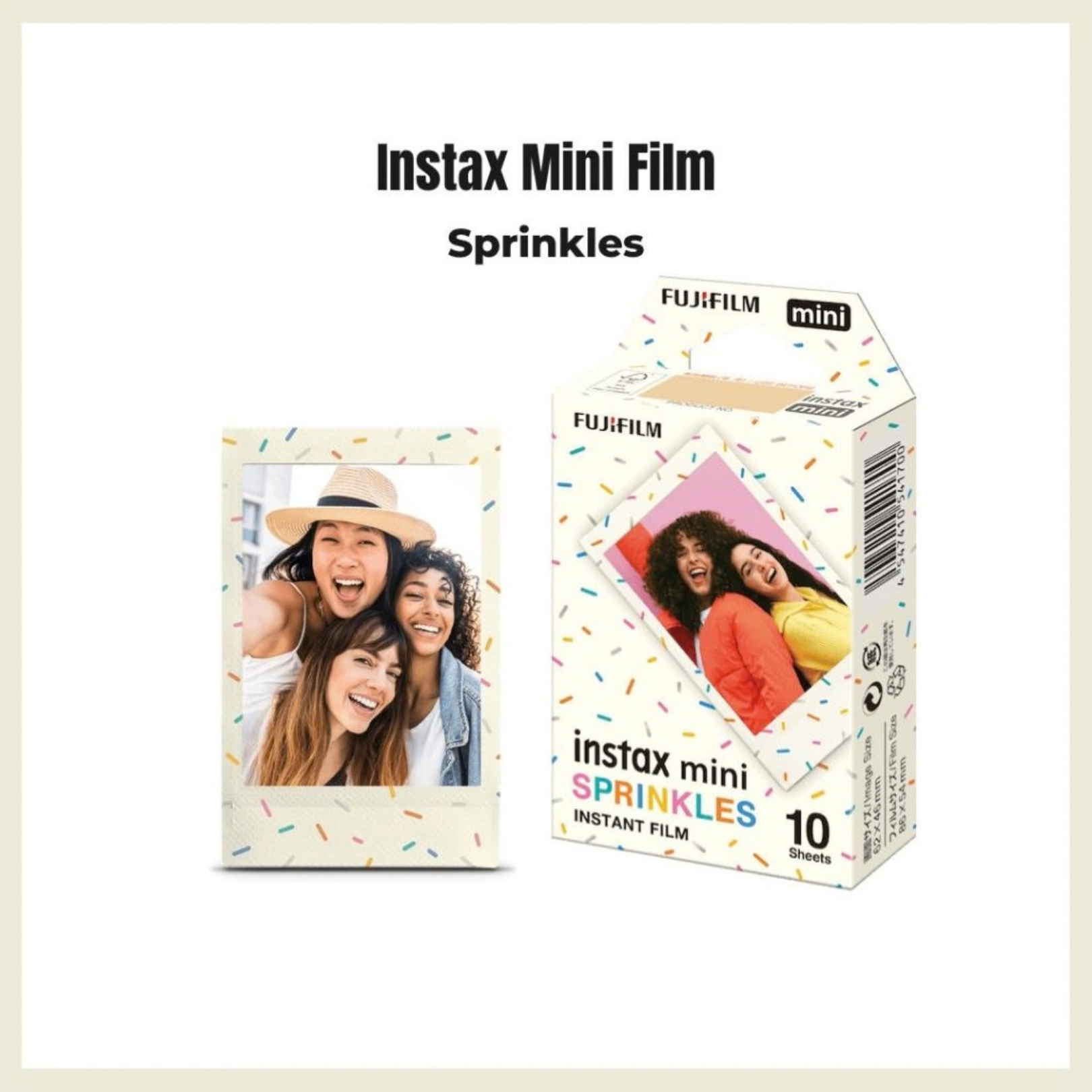Fujifilm Instax Mini  Film Plain (10's / 20's) / Pattern Film (10's) Color Film