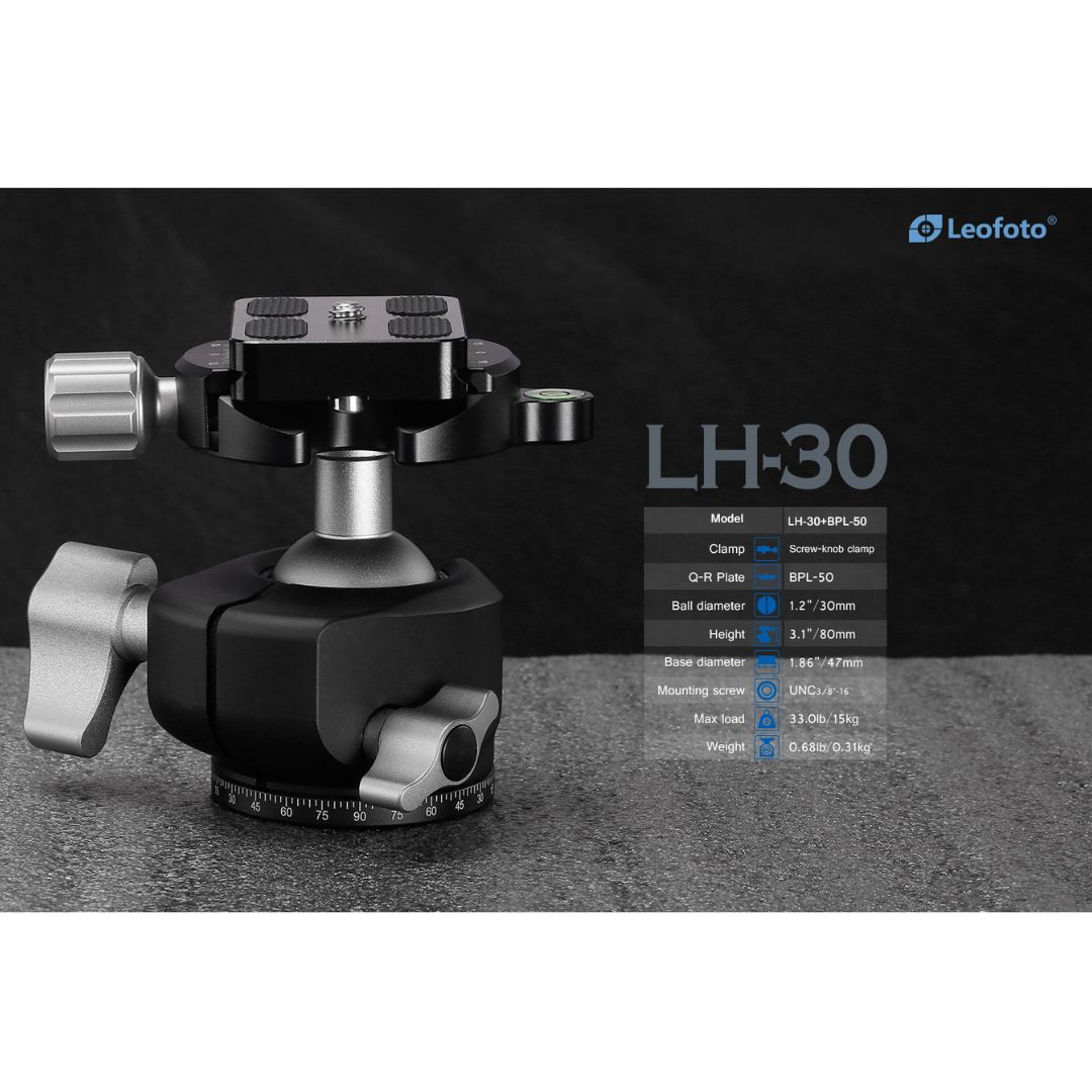 Leofoto LS-284C + LH-30 Tripod Set