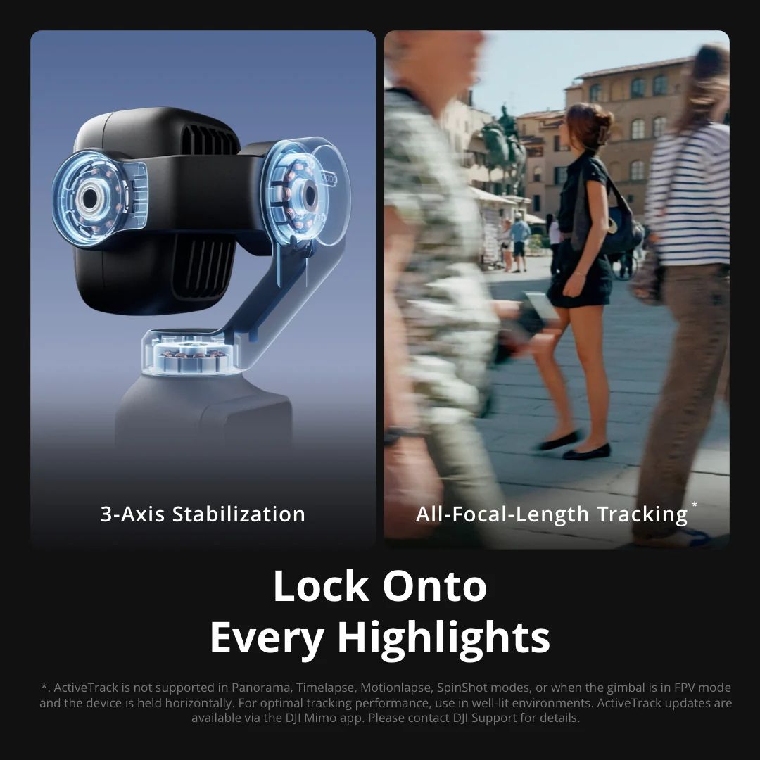 DJI Osmo Pocket 4P - Standard Combo / Vlog Combo