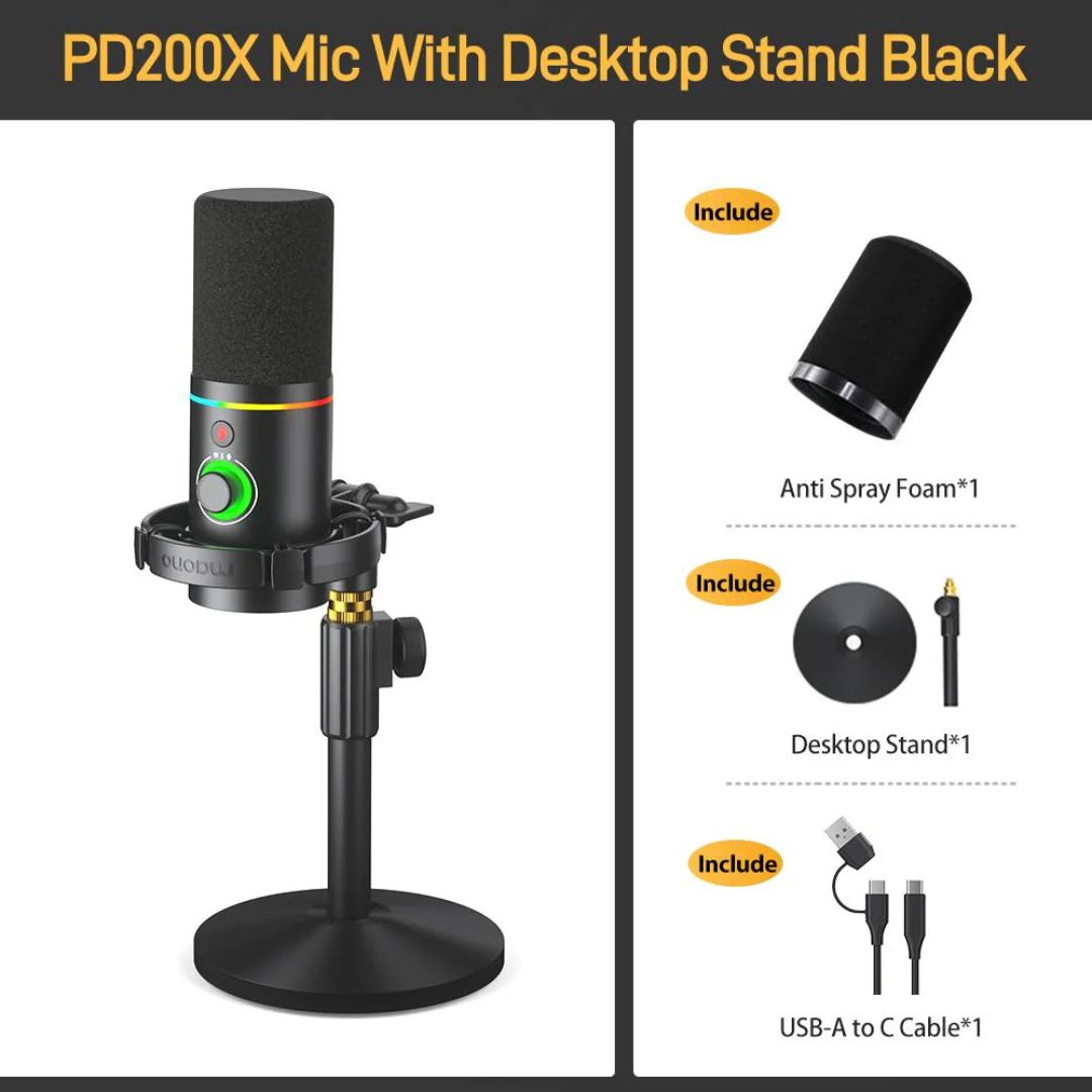 MAONO PD200X USB/XLR DYNAMIC MICROPHONE